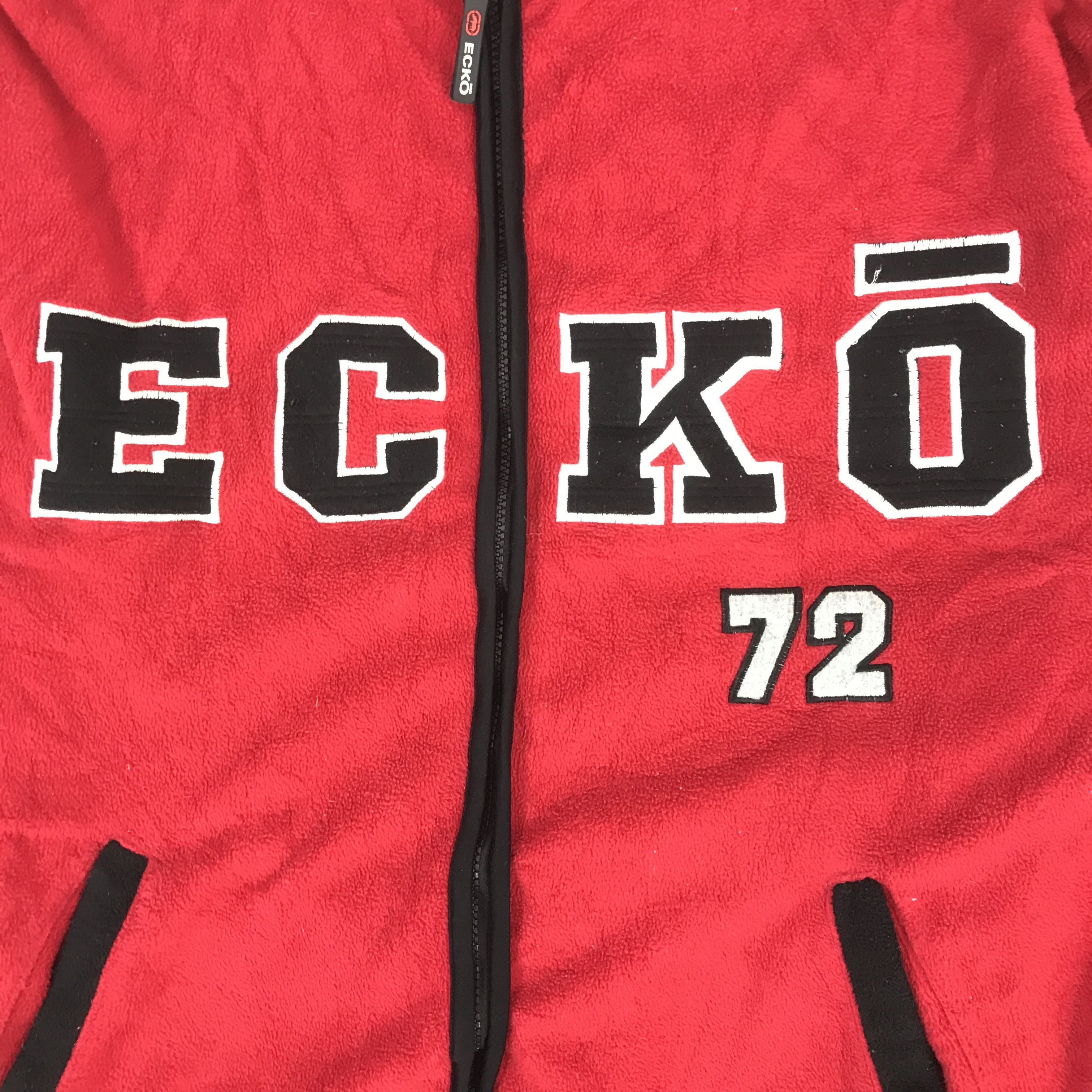 Ecko Unltd. Vintage Ecko Fleece Overlogo design Jacket Size US XL / EU 56 / 4 - 7 Thumbnail