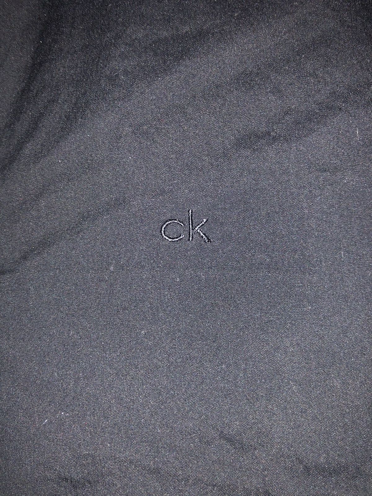 Calvin Klein Calvin Klein Vintage Stretch Cotton Button Shirt Black Med Size US M / EU 48-50 / 2 - 5 Thumbnail