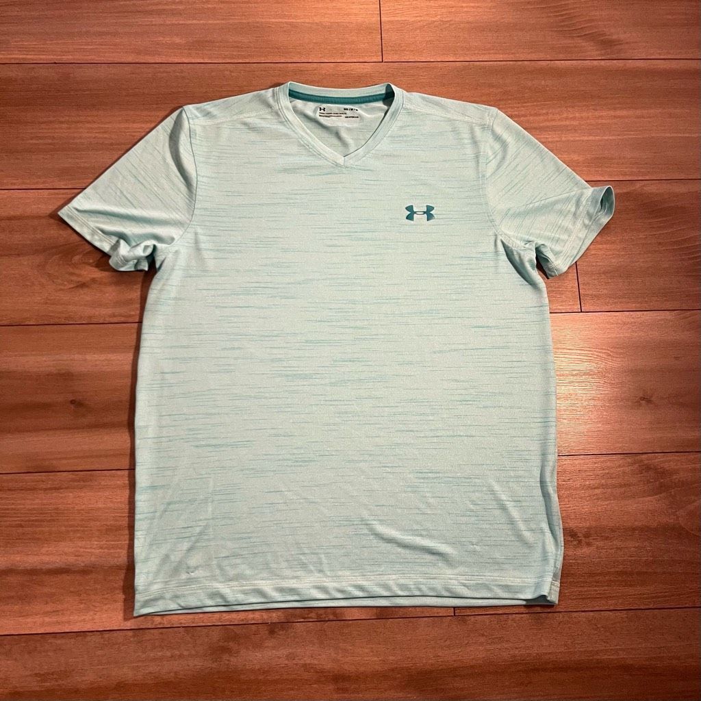 Under Armour Under Armour Blue Athletic Workout Shirt Women Medium Bin J- Size M / US 6-8 / IT 42-44 - 1 Thumbnail