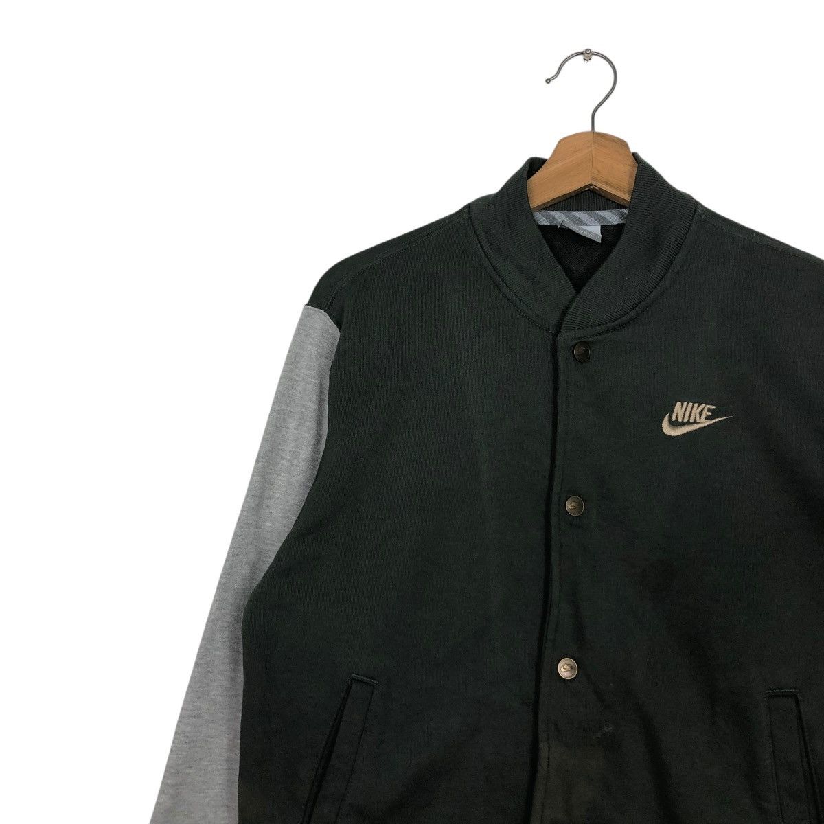 Nike 🔥VINTAGE BOMBET VARSITY JACKET NIKE SPORTSWEAR BIG LOGO Size US S / EU 44-46 / 1 - 9 Thumbnail