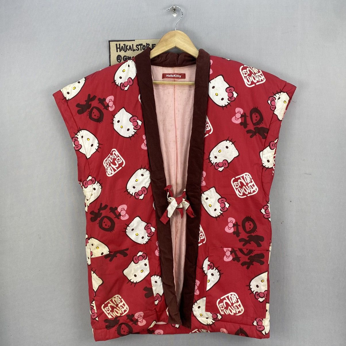 Cartoon Network Vintage Y2k Hello Kitty Full Print Kimono Sleeveless Size M / US 6-8 / IT 42-44 - 1 Thumbnail