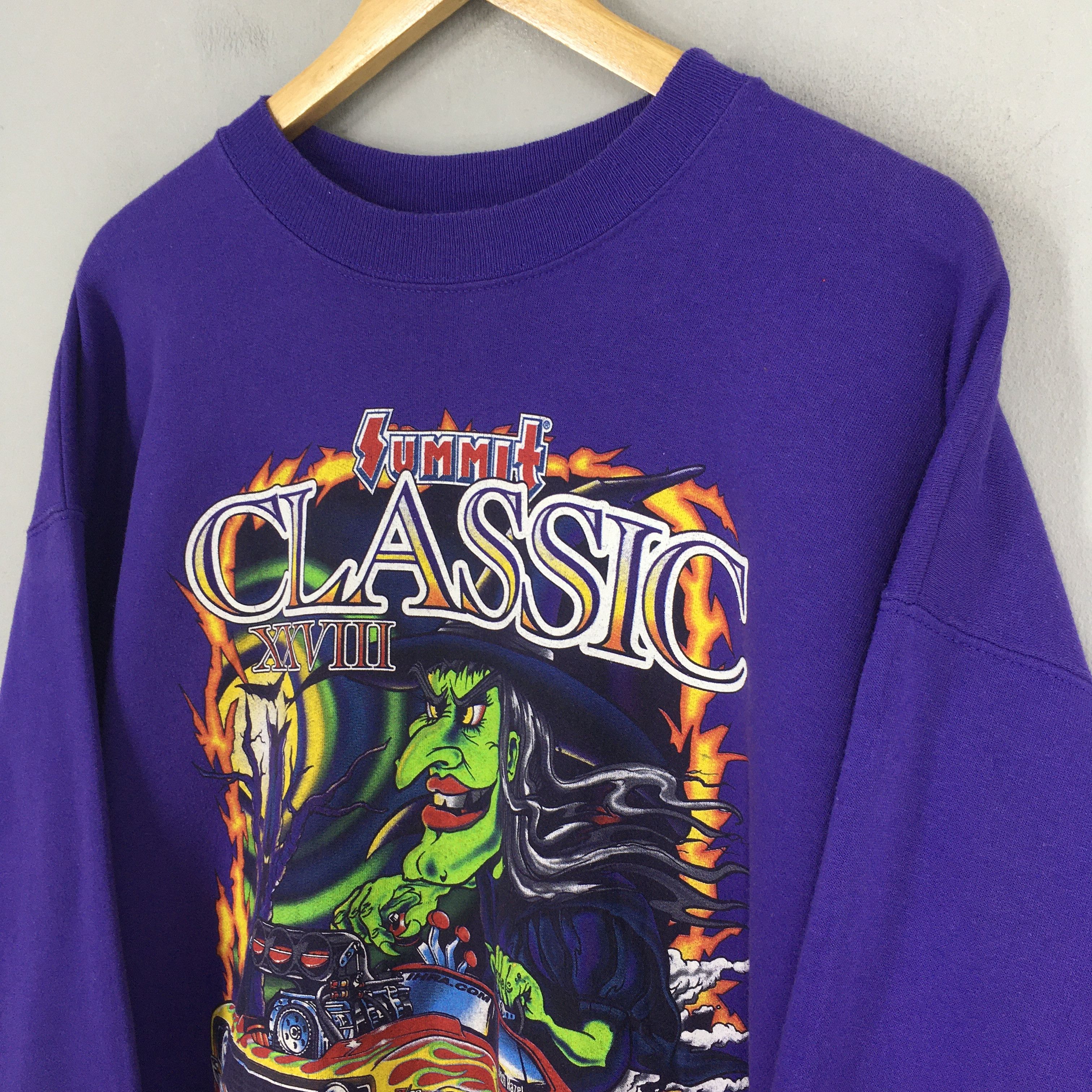 Hanes Norwalk Raceway XXXVIII Drag Racing Cars Sweatshirt Large Size US L / EU 52-54 / 3 - 3 Thumbnail