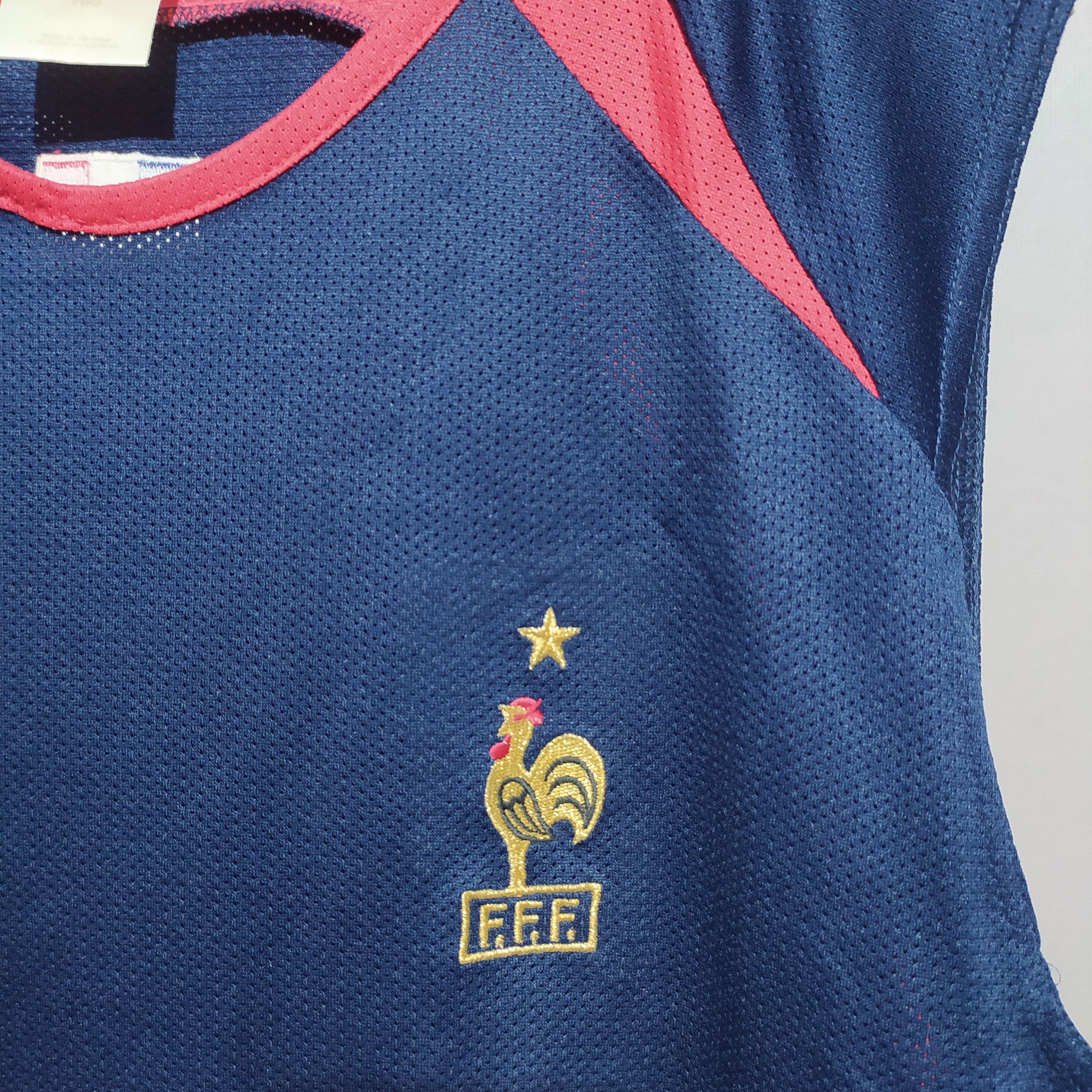 Adidas VTG Adidas x France 2004 (Zidane, etc) Training Shirt Vest Size US M / EU 48-50 / 2 - 8 Thumbnail