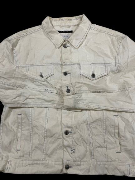 Ksubi Ksubi Oh G off white denim jacket Size US M / EU 48-50 / 2 - 2 Thumbnail