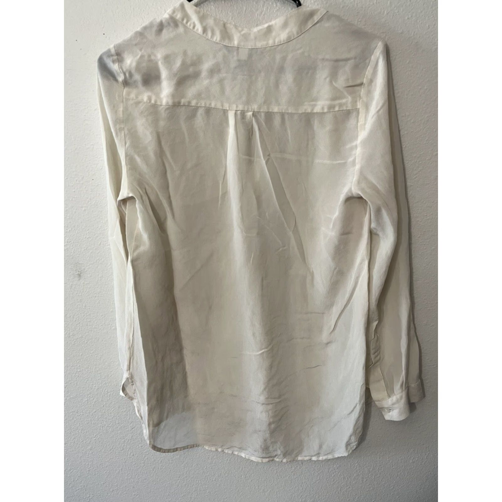 Victoria's Secret VINTAGE Victoria's Secret Blouse Shirt Women XS White Cream 100% Cotton Long Sleeve Boho Style Shirt Womens XS Modern Classic Size XS / US 0-2 / IT 36-38 - 2 Thumbnail