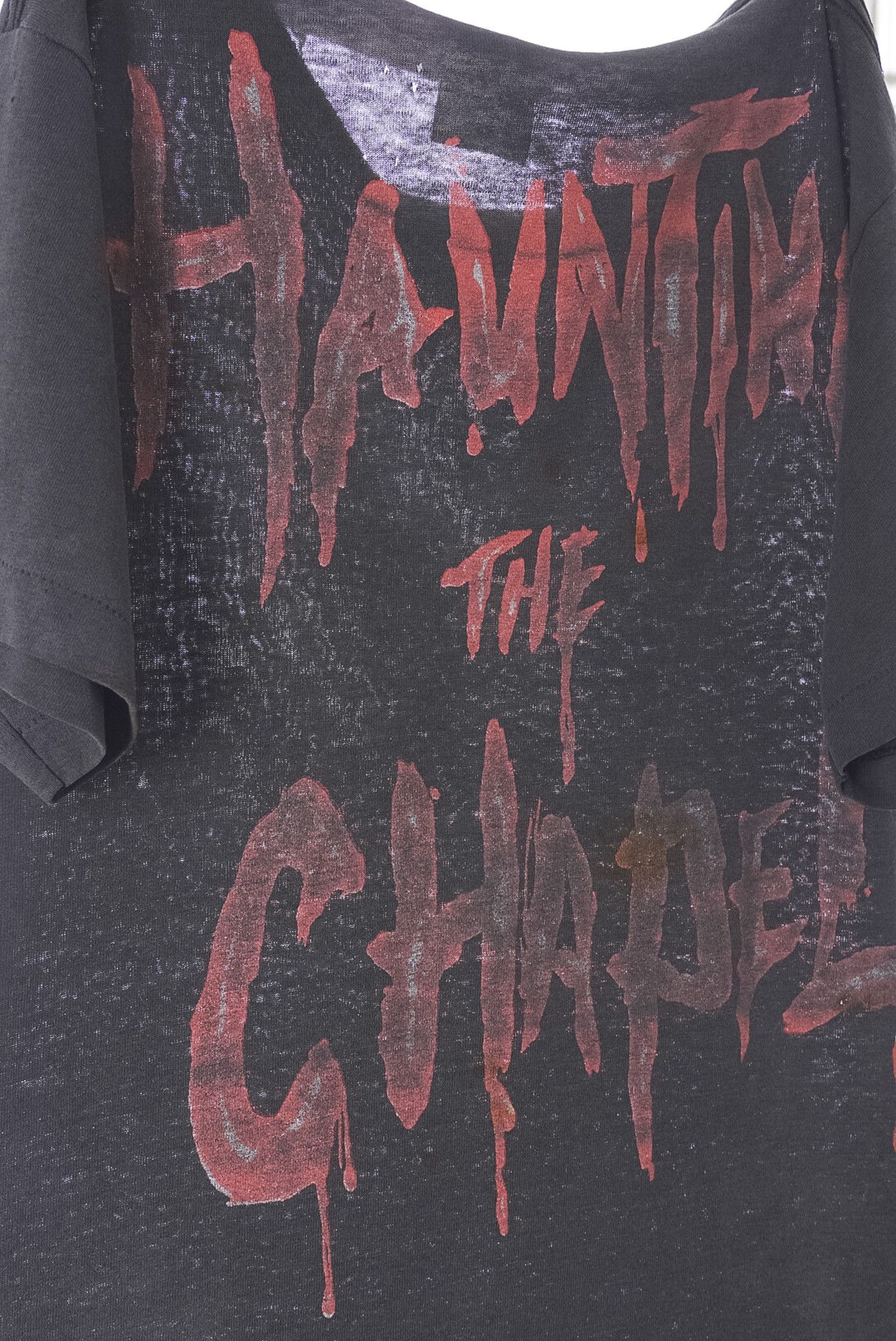 Vintage VINTAGE 1986 SLAYER ‘HAUNTING OF THE CHAPEL’ T-SHIRT Size US M / EU 48-50 / 2 - 10 Thumbnail