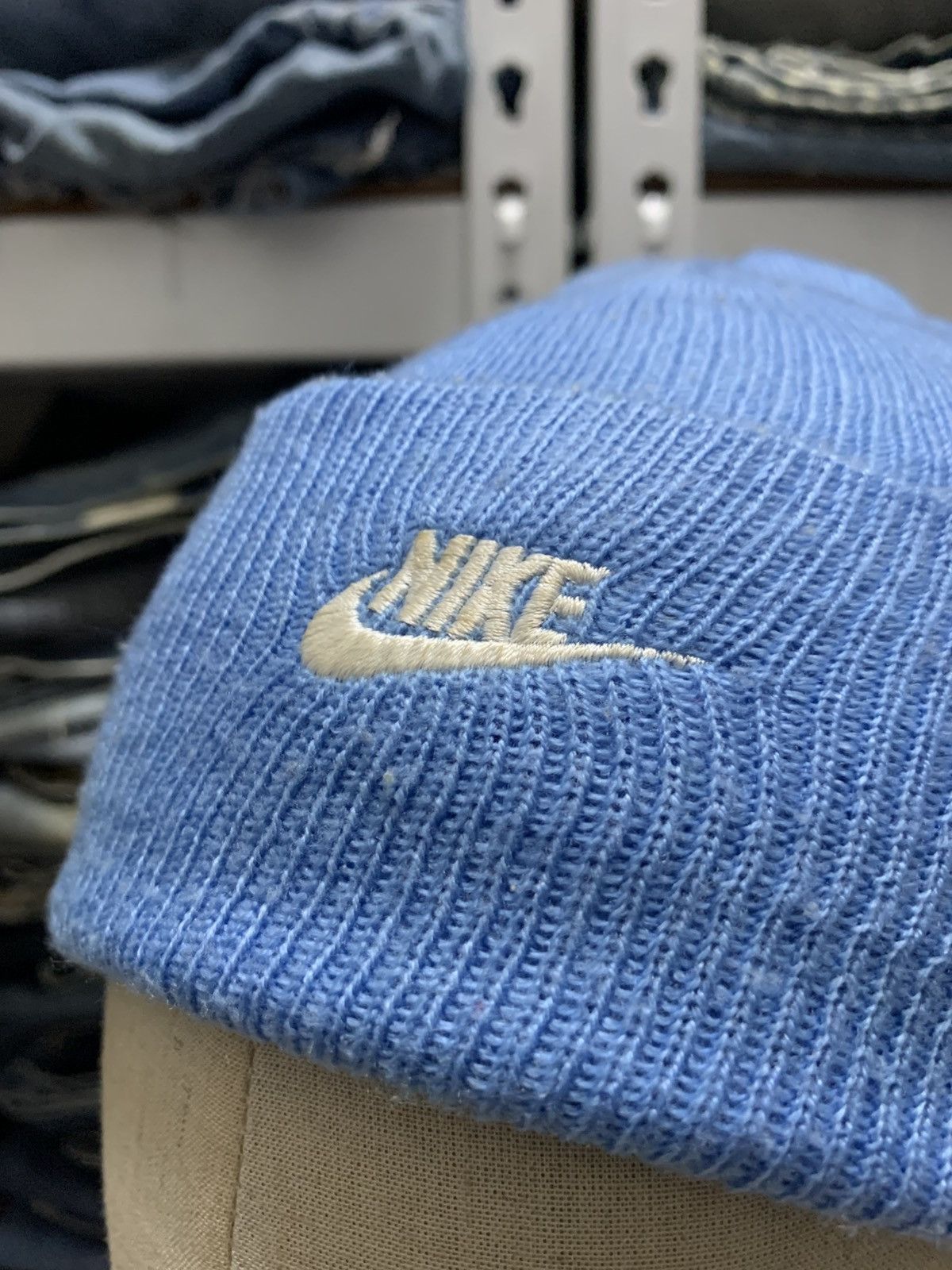 Nike Vintage Y2K NIKE Beanie Hats Snow Caps Size ONE SIZE - 2 Thumbnail