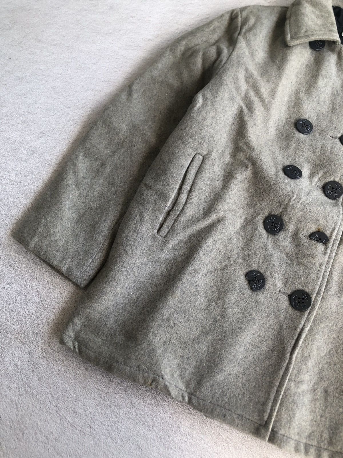 Schott Schott US740N peacoat meltom wool Size US L / EU 52-54 / 3 - 5 Thumbnail