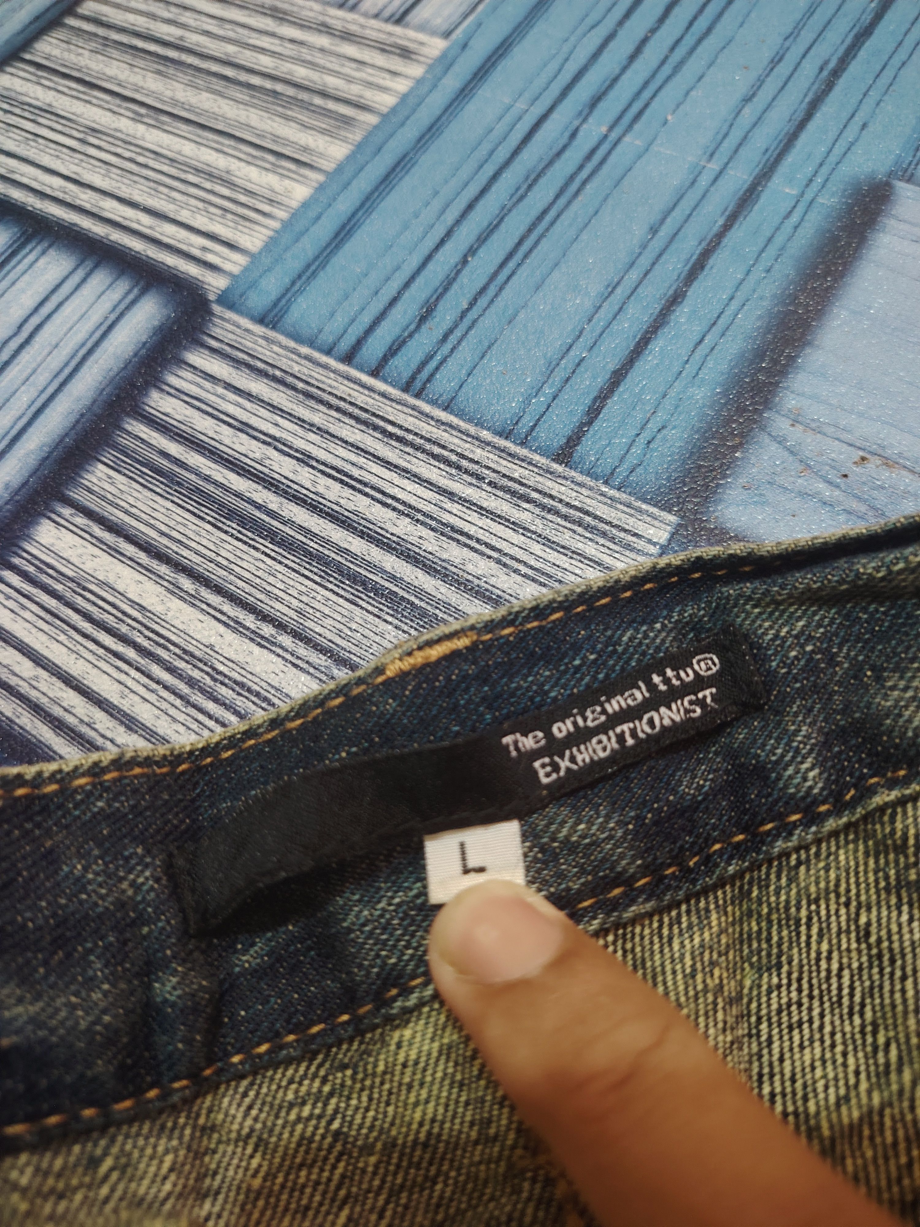 Who Decides War Japanese Exhibitionist TTU Distressed Denim Size US 33 - 22 Thumbnail