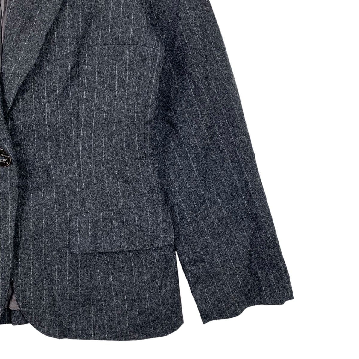Burberry BURBERRY London Casualwear Designer Stripes Wool Blazer Coat Size S / US 4 / IT 40 - 6 Thumbnail