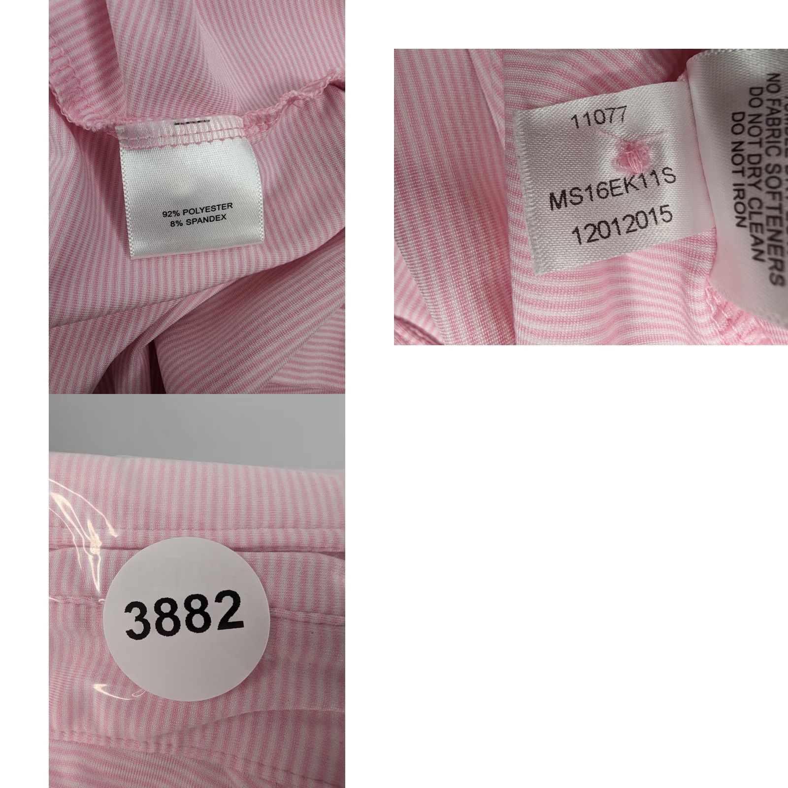 Peter Millar VINTAGE Peter Millar Summer Comfort E4 Polo Mountain Gate Golf Shirt Mens L Pink Striped Size US L / EU 52-54 / 3 - 8 Thumbnail
