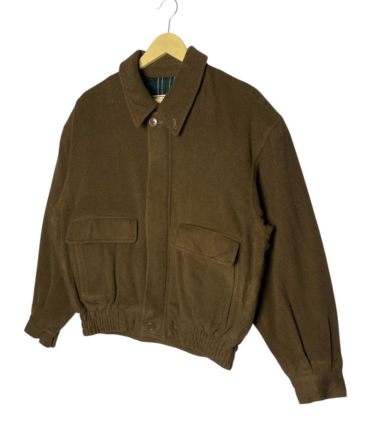 Christian Dior Monsieur Vintage 90s Brown Christian Dior Sport Wool Bomber Jacket Size US M / EU 48-50 / 2 - 2 Thumbnail