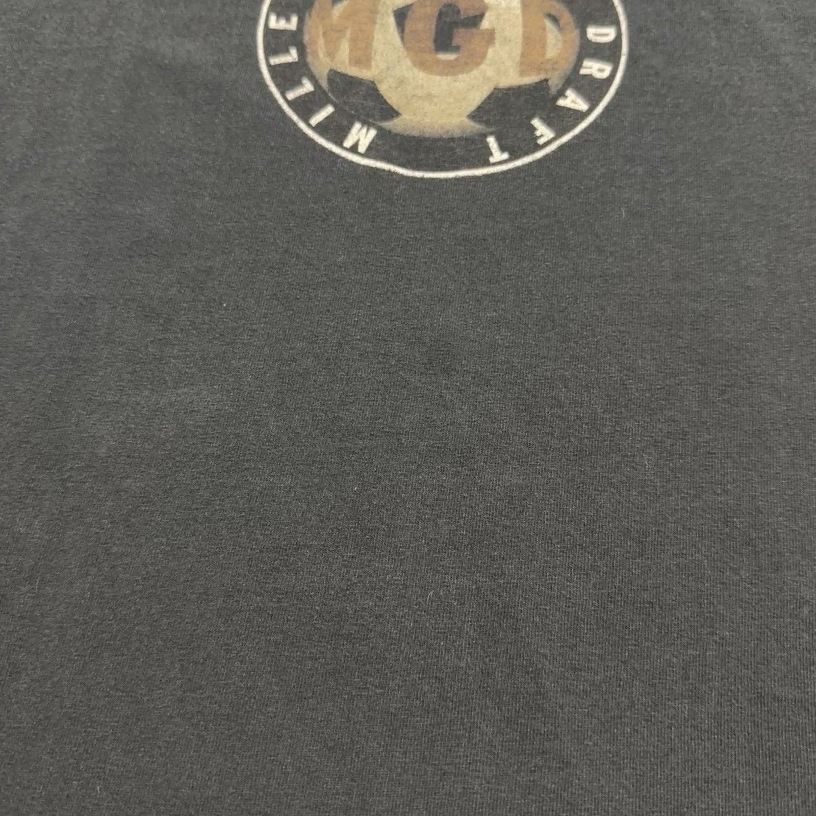 Vintage Vintage Miller Genuine Draft Beer T Shirt Mens 2XL Black Y2K Size US XXL / EU 58 / 5 - 6 Thumbnail