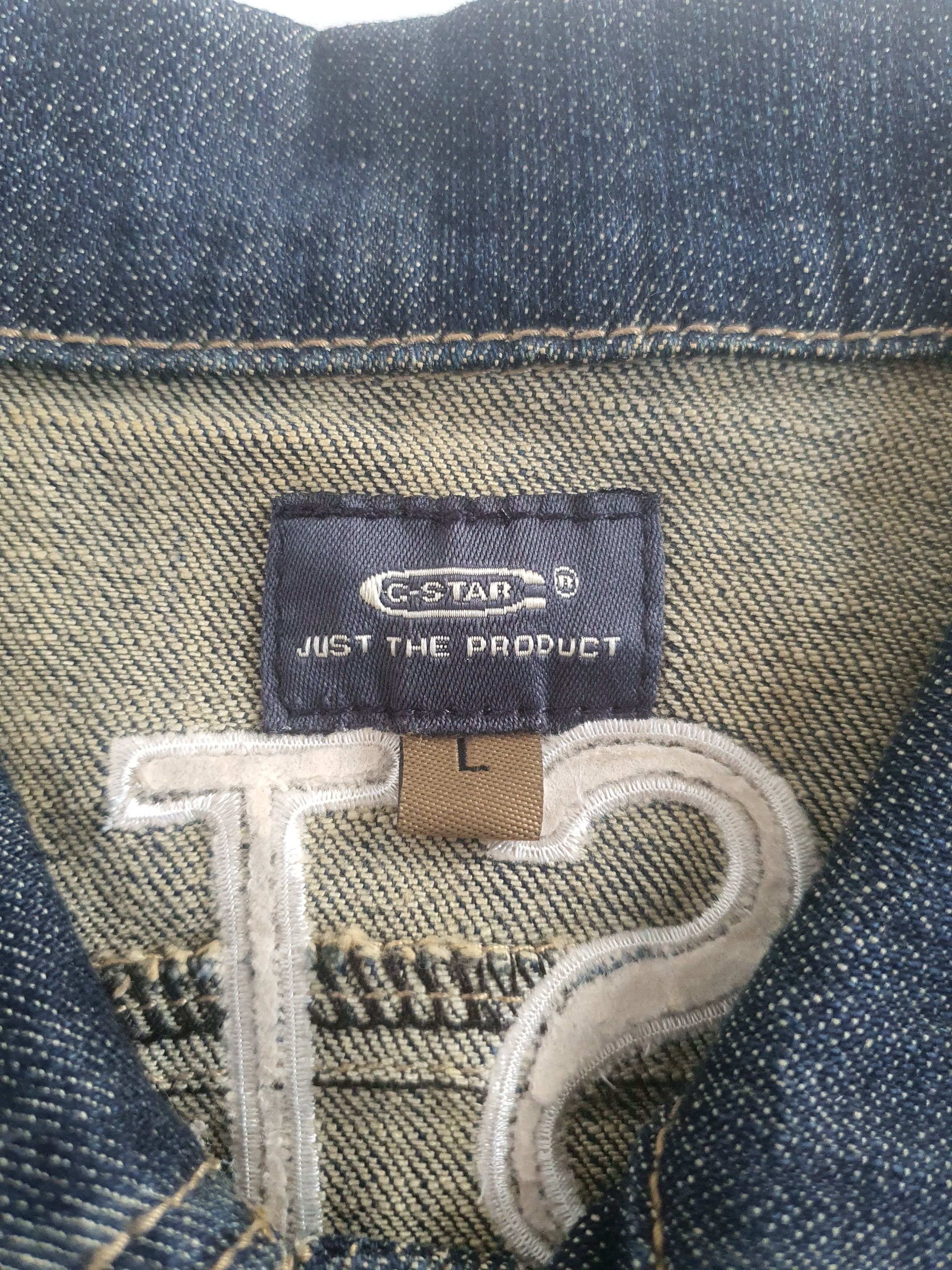 G-Star RAW ORIGINALS Vintage Slim Trucker Embroidered Jacket - Sz L Size S / US 4 / IT 40 - 6 Thumbnail