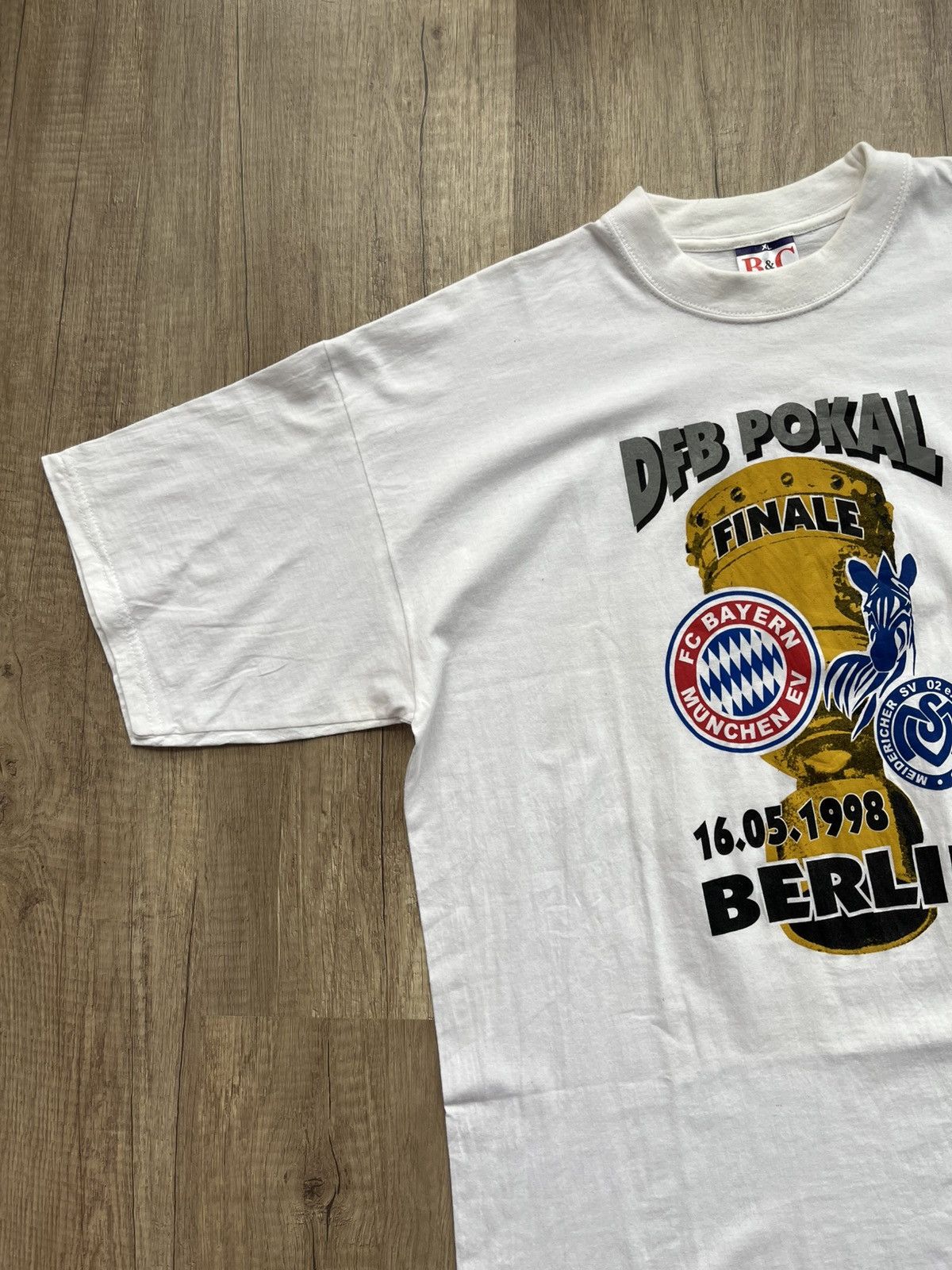 Vintage FC Bayern München MSV 1998 T-Shirt Size XL Size US XL / EU 56 / 4 - 2 Thumbnail