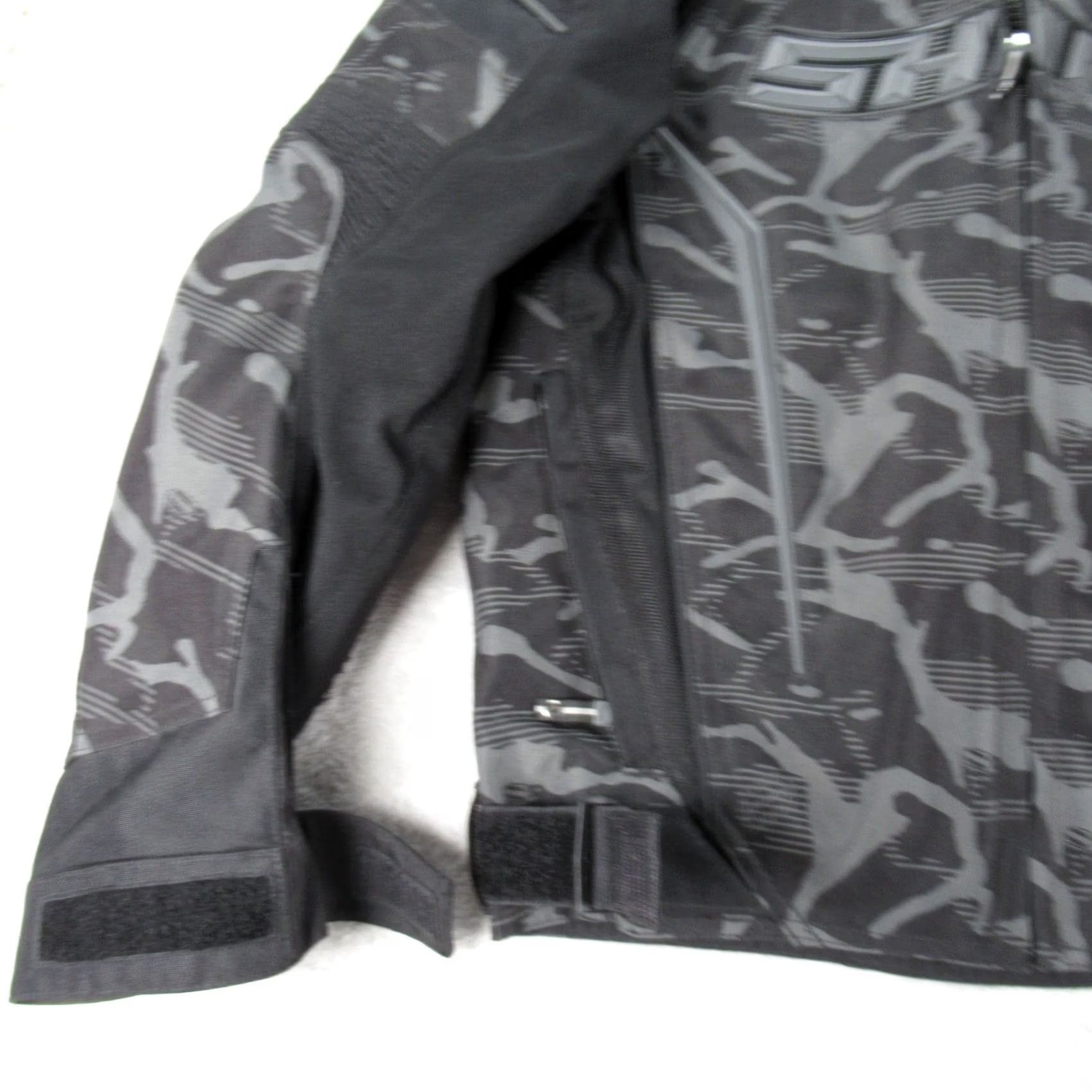 Vintage SHIFT Avenger Jacket Men M Black Camouflage Full Zip Padded Pockets Motorcycle Jacket Size US M / EU 48-50 / 2 - 7 Thumbnail