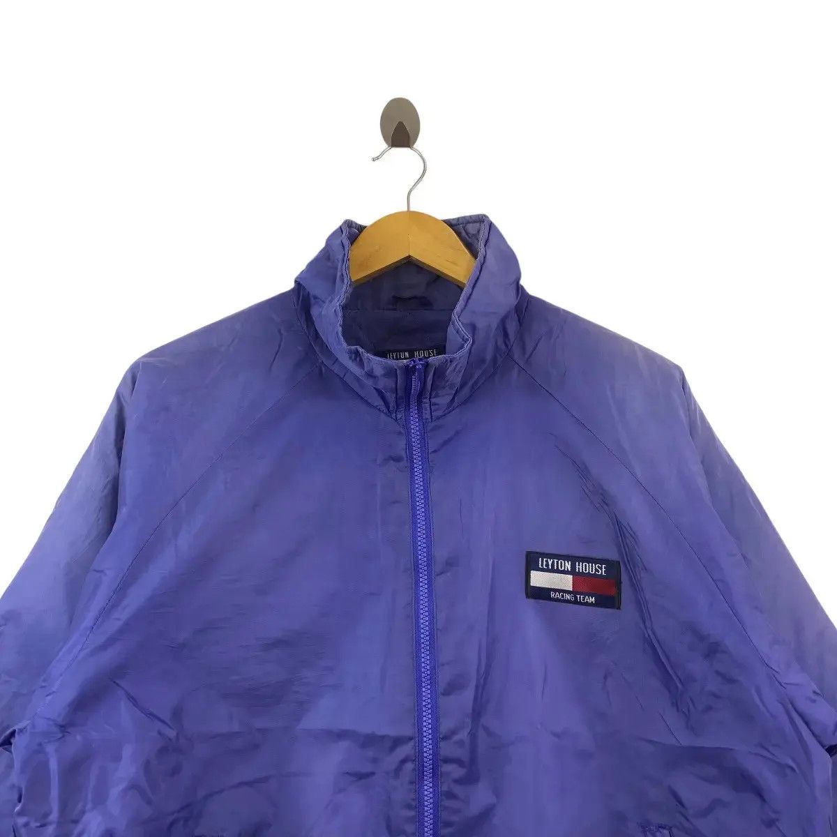Vintage Vintage LEYTON HOUSE RACING TEAM Quilted Puffer Jacket Size US M / EU 48-50 / 2 - 2 Thumbnail