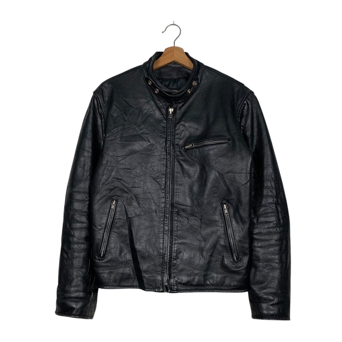 Japanese Brand Horn Works Motorcycle Riding Leather Jacket Size US M / EU 48-50 / 2 - 1 Thumbnail