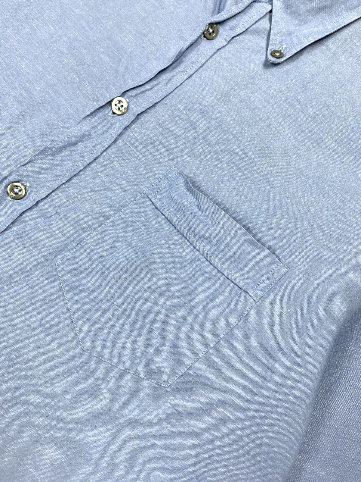 Paul Smith Designer Paul Smith Luxury Cotton/Linen Shirt pocket Size US L / EU 52-54 / 3 - 4 Thumbnail