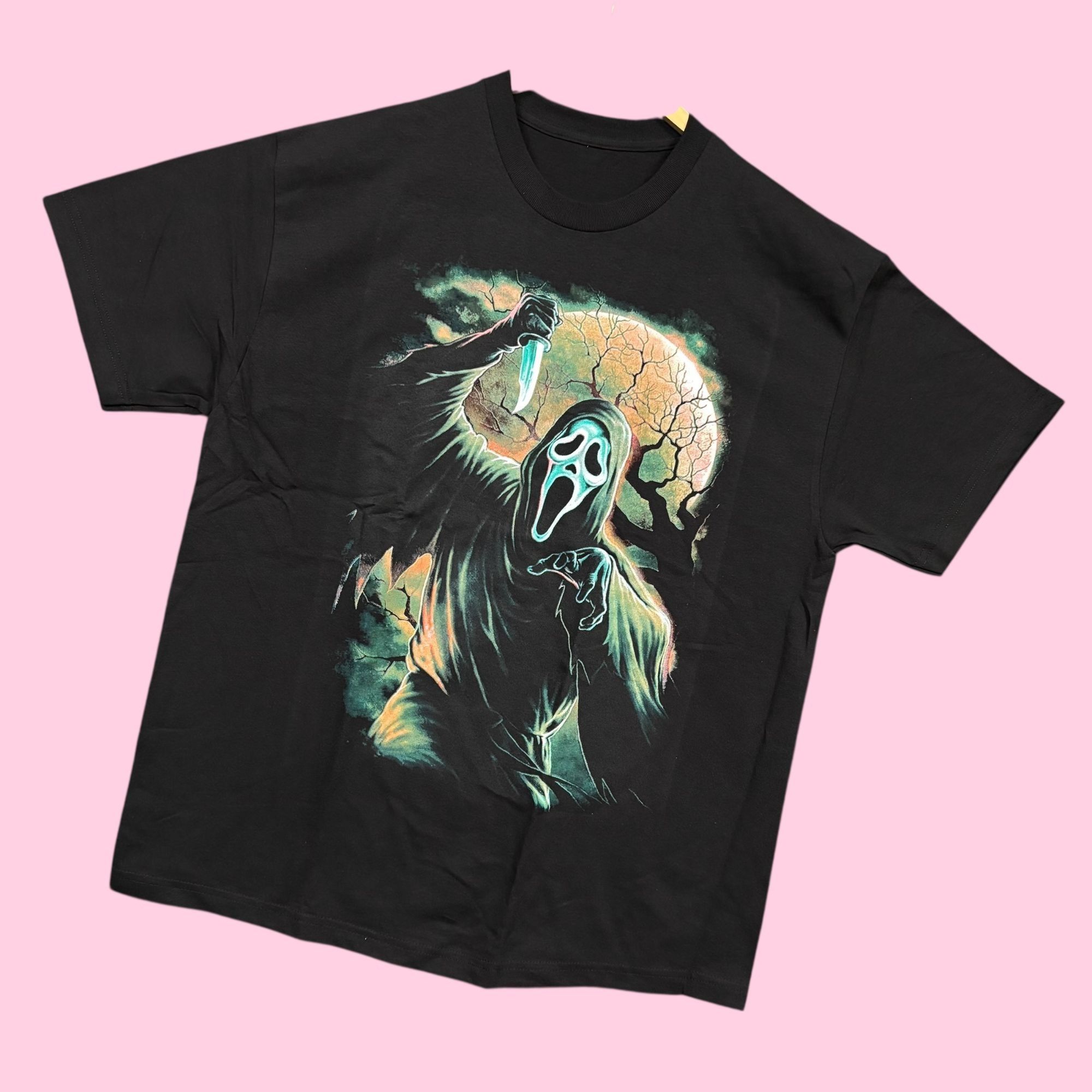 Universal Studios Scream Ghostface Full Moon Slasher Horror Movie Tee XL Size US XL / EU 56 / 4 - 3 Thumbnail
