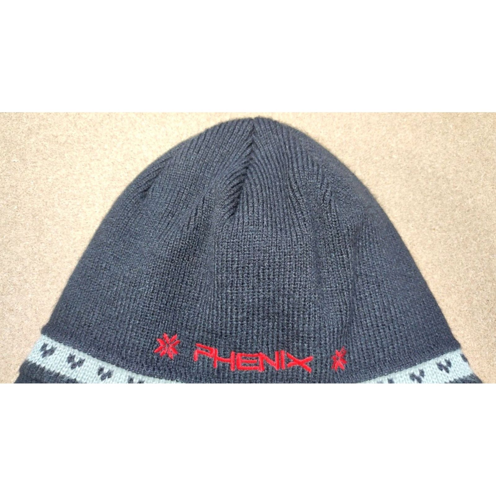 Vintage Phenix Beanie Womens Black One Size Lined Thermal Outdoor Winter Hat Size ONE SIZE - 4 Thumbnail
