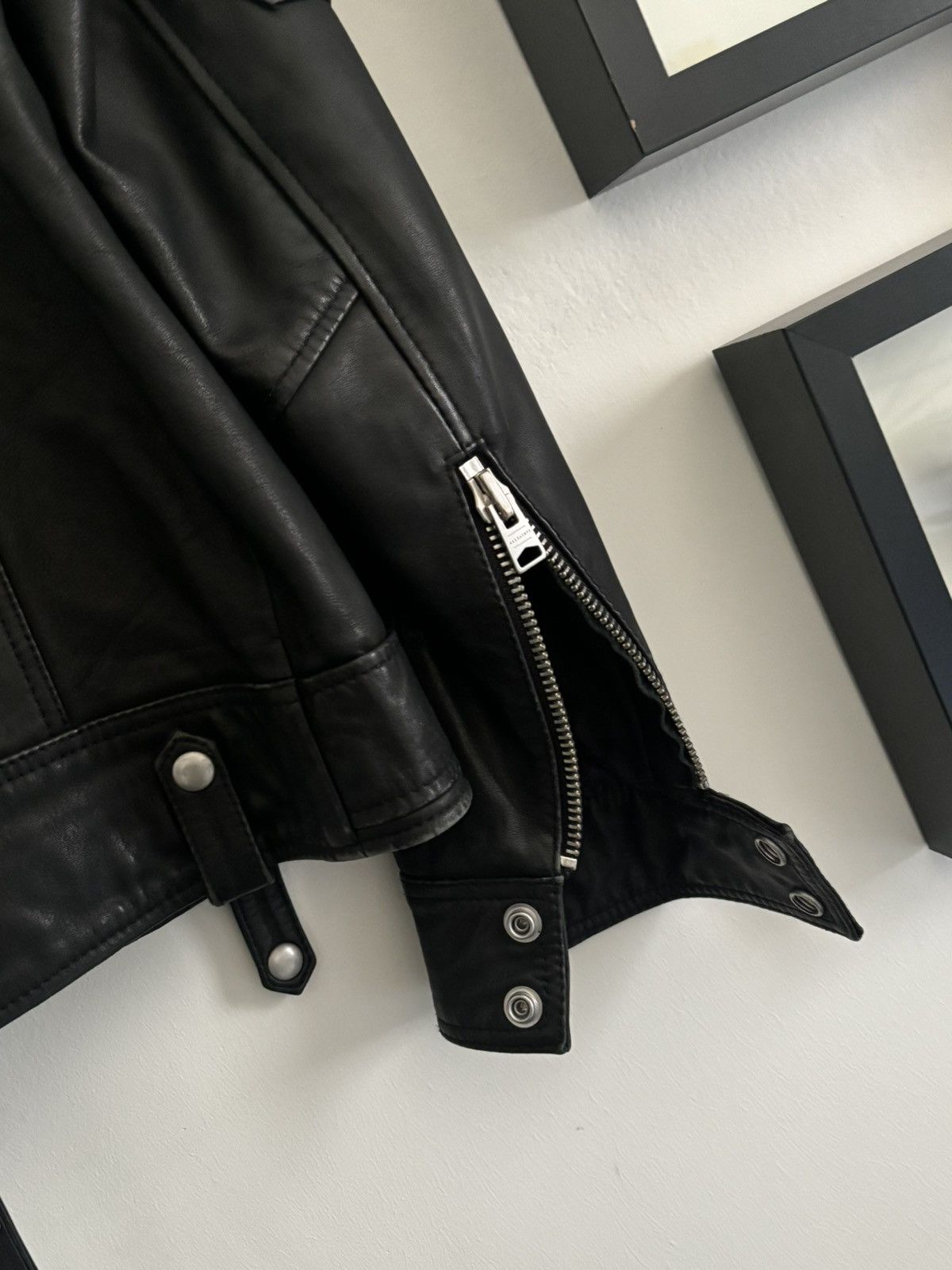 Allsaints LEATHER JACKET Size US S / EU 44-46 / 1 - 9 Thumbnail