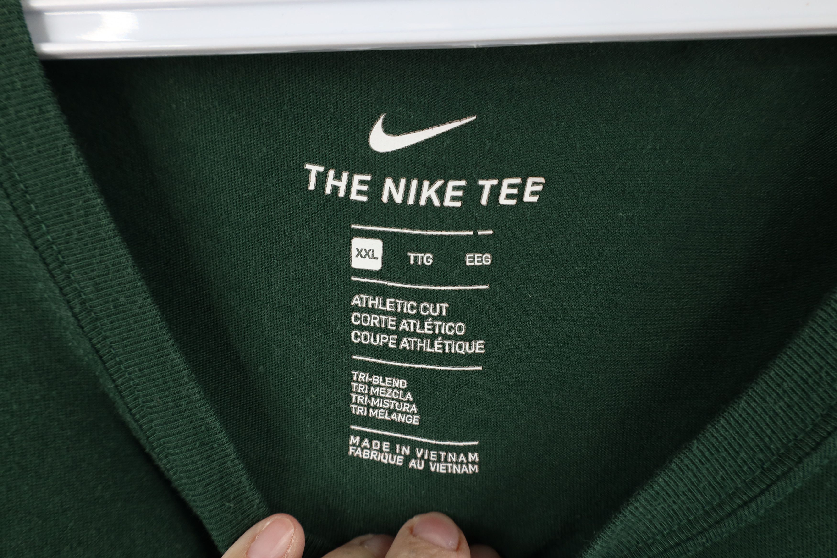 Nike Nike Cut Michigan State University Basketball T-Shirt Size US XXL / EU 58 / 5 - 8 Thumbnail