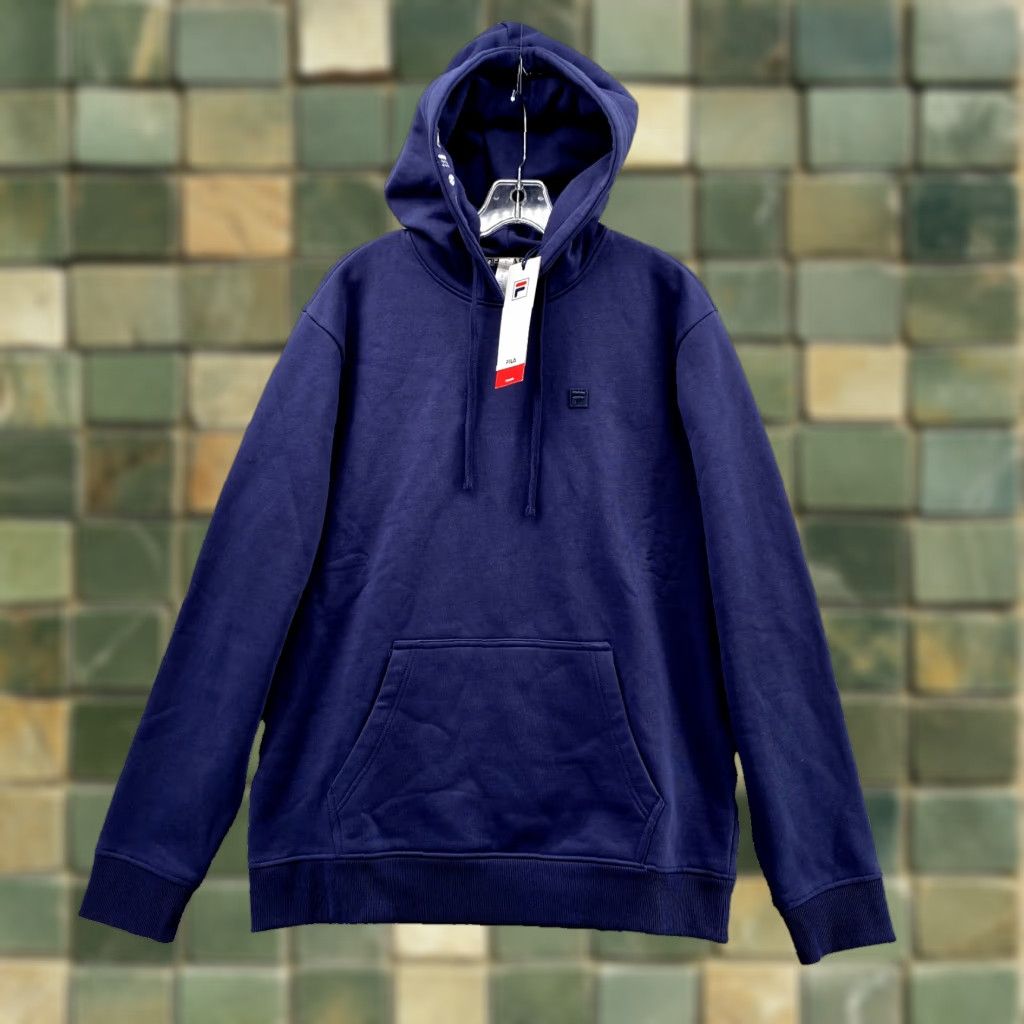 Fila Fila Men's Sweatshirt Hoodie Blue Medium Pullover Tenniscore SAMPLE Sweater NEW Size US M / EU 48-50 / 2 - 1 Thumbnail