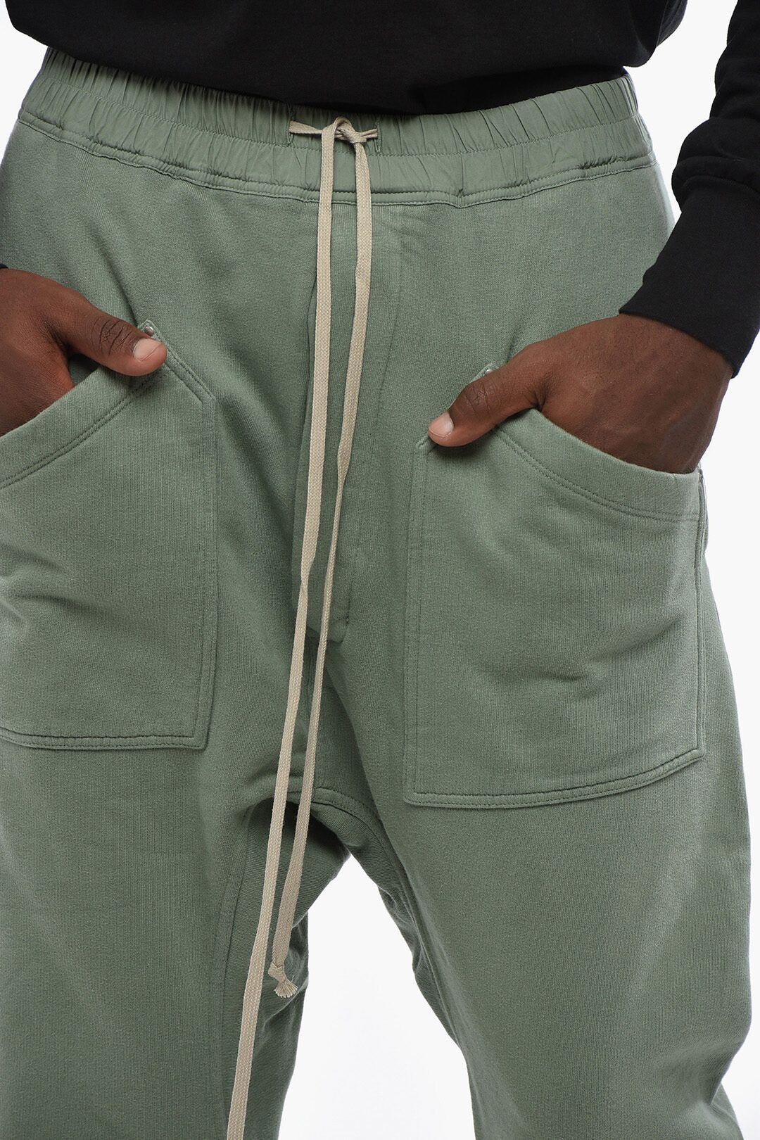 Rick Owens og1mm1025 Cropped Cargo Pant in Green Size US 32 / EU 48 - 3 Thumbnail