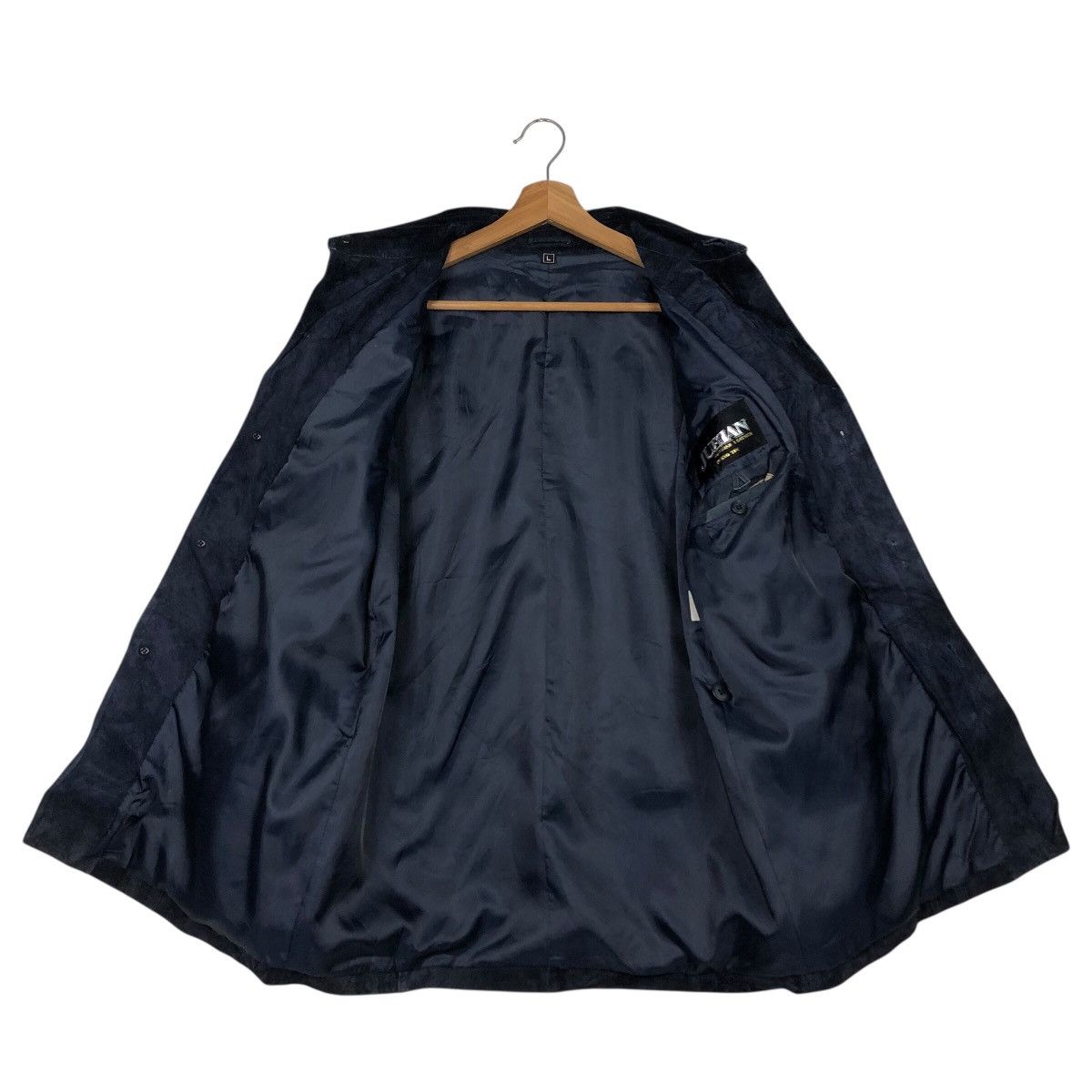 Japanese Brand 📌Vintage Chore Leather Jacket Jubian Blanket Issey Miyake Size US L / EU 52-54 / 3 - 14 Thumbnail