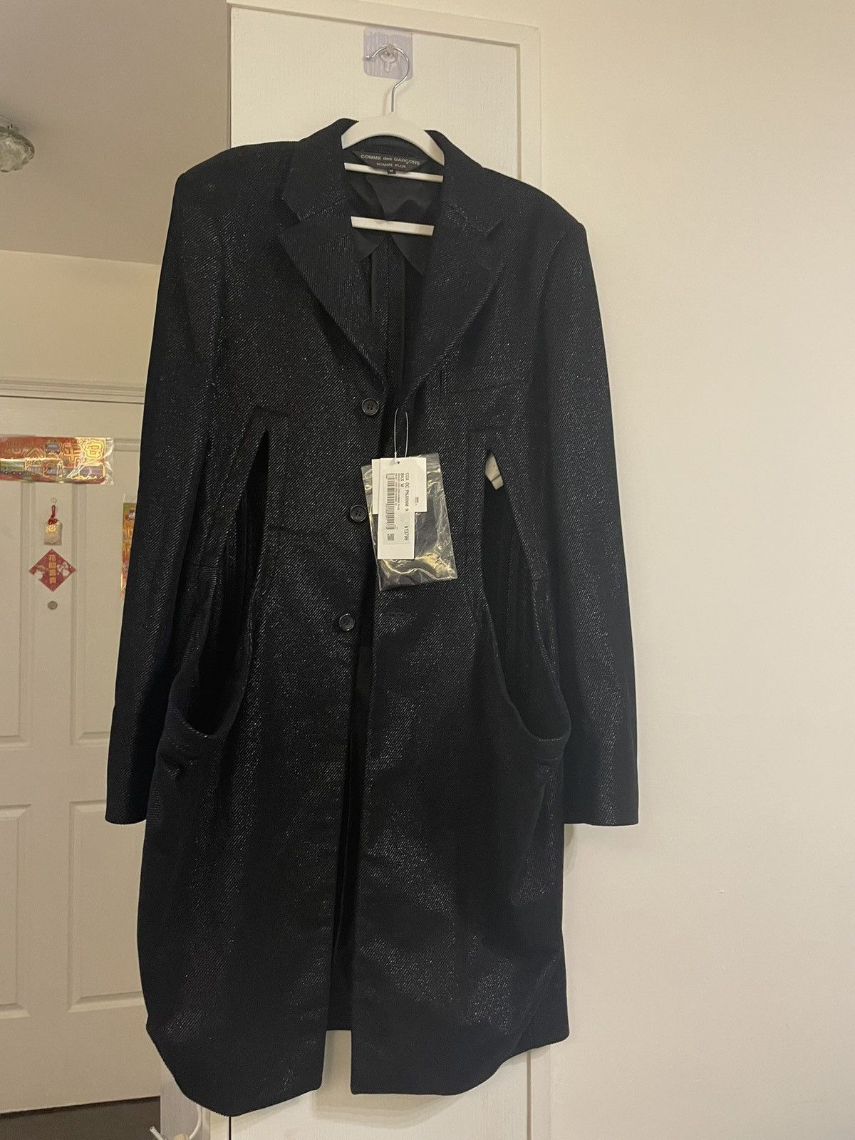 CDG homme plus AW24 cut out long coat