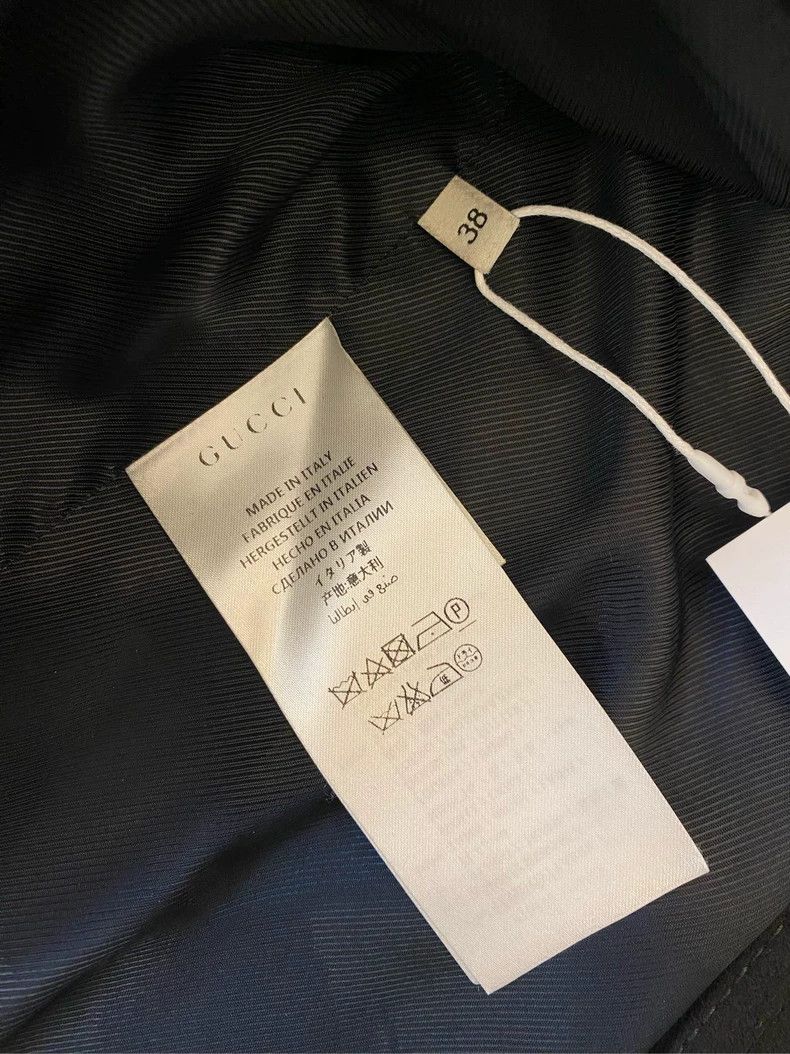 Gucci Gucci Size 38 Black wool tweed coat 2503-Nextarrow Size US XS / EU 42 / 0 - 5 Thumbnail