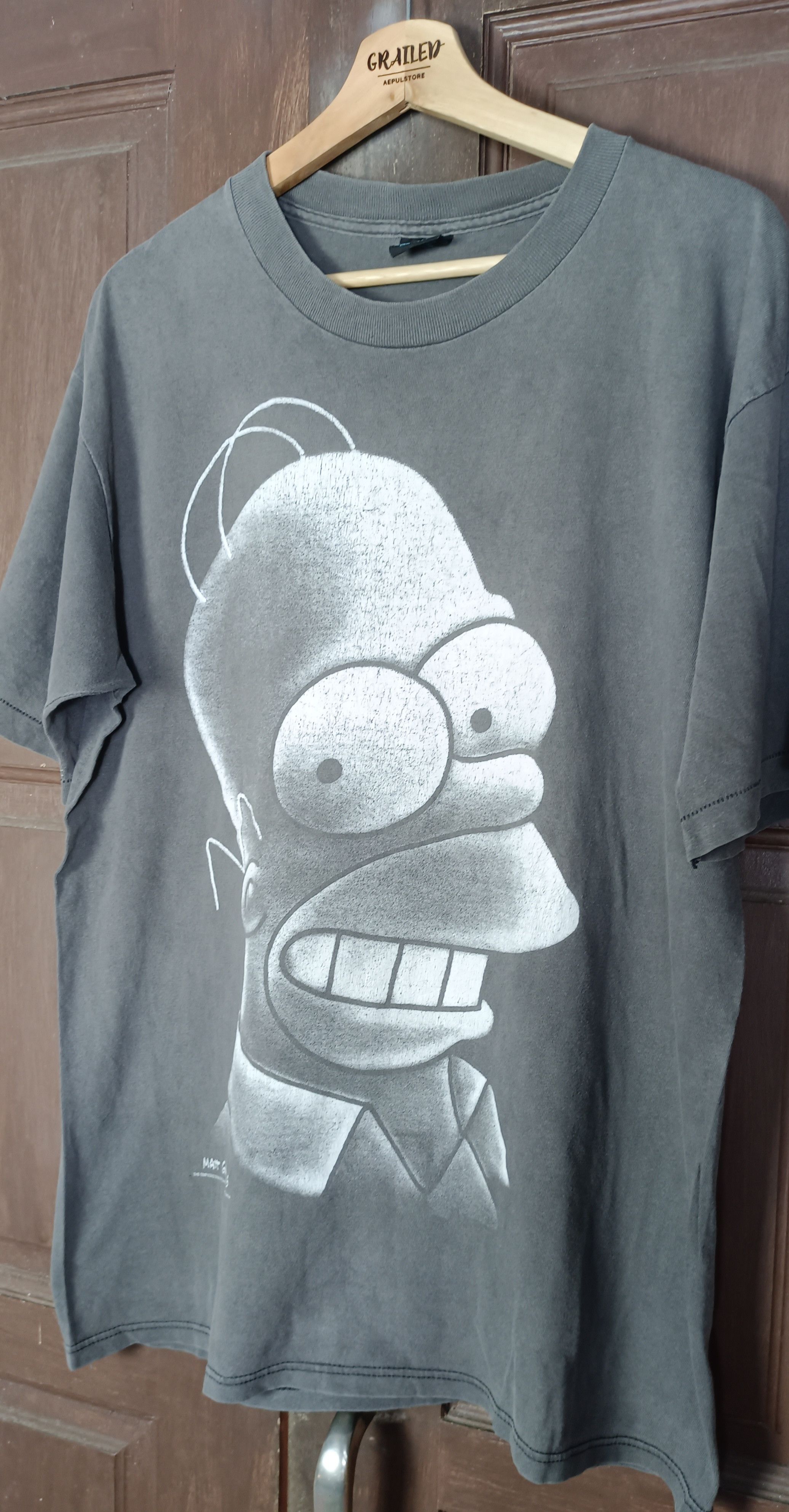 The Simpsons Vintage💥 Matt Gadening The Simpsons Size US L / EU 52-54 / 3 - 2 Thumbnail