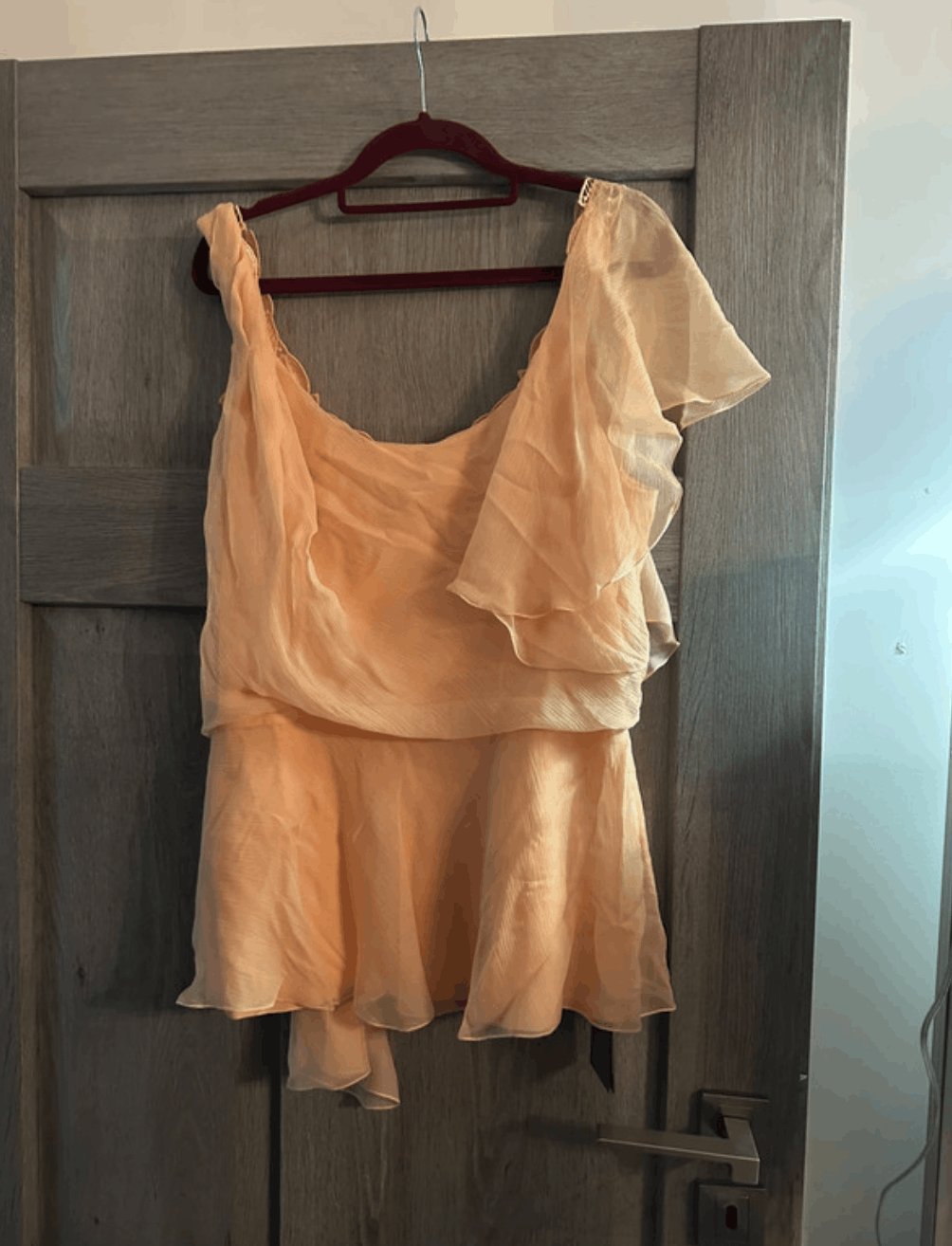 Alberta Ferretti Alberta Ferretti peach silk top Size M / US 6-8 / IT 42-44 - 9 Thumbnail