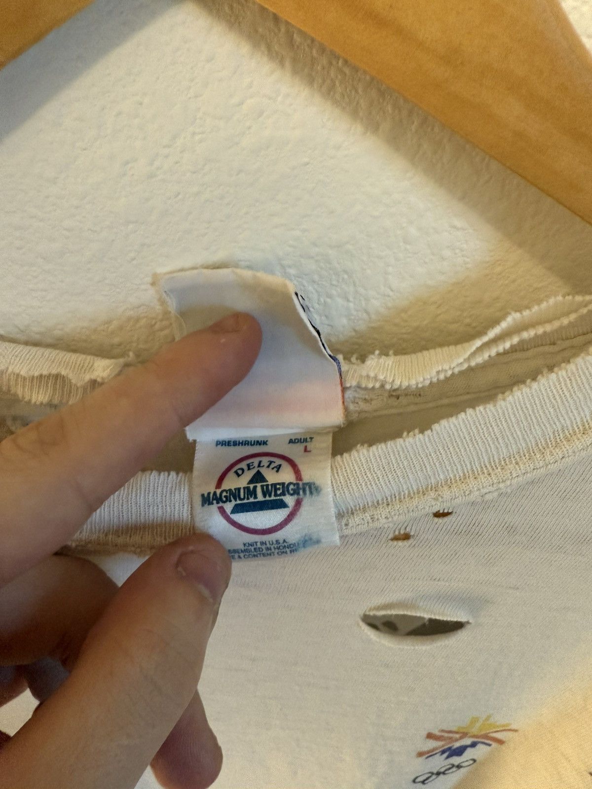 Vintage 2002 Olympics Tee - thrashed and distressed Size US L / EU 52-54 / 3 - 5 Thumbnail