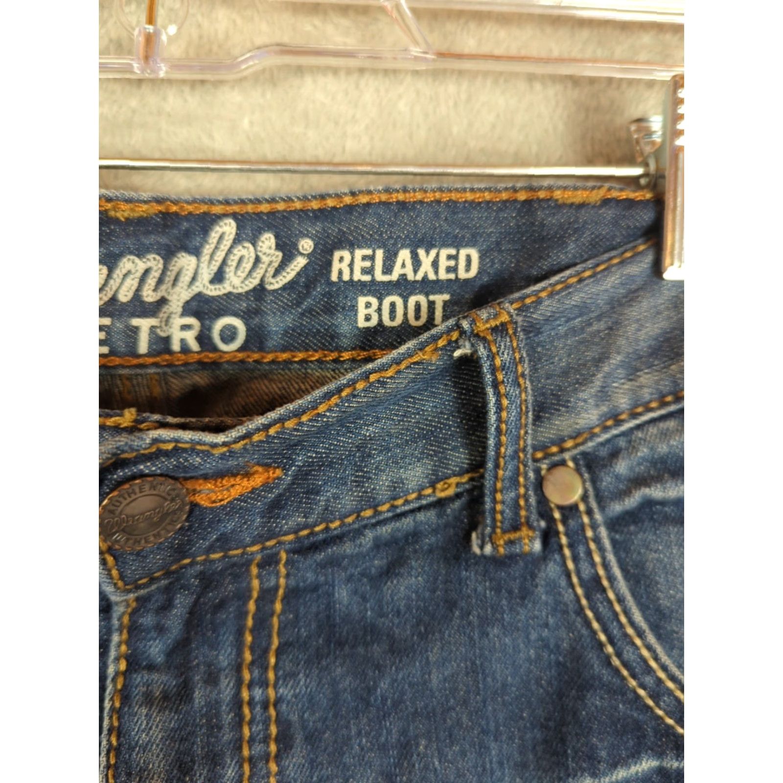 Wrangler Wrangler Jeans Retro Relaxed Boot Mens 34X32 Blue Western Cowboy Size US 34 / EU 50 - 4 Thumbnail