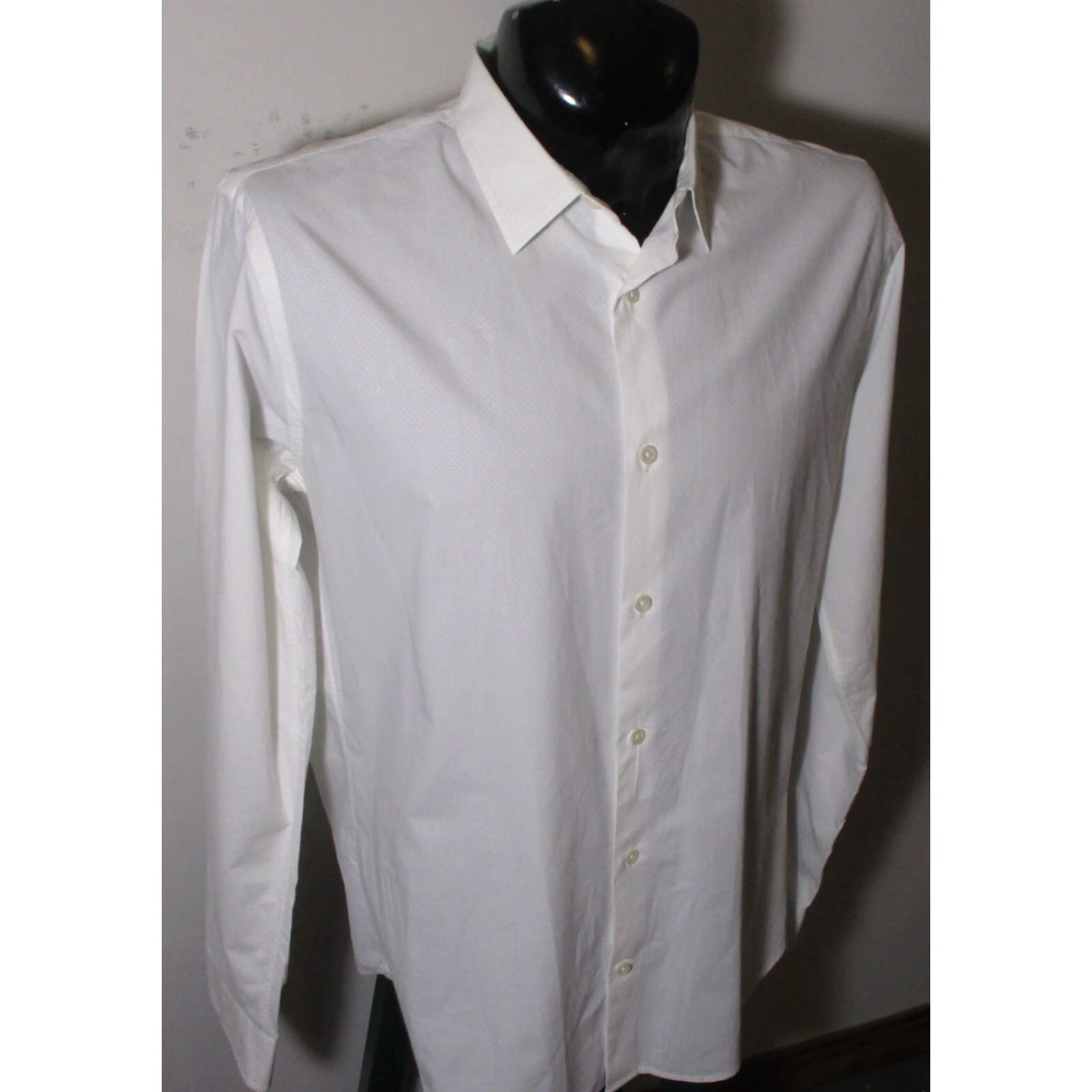 Vince Vince White Long Sleeve Button Shirt Men's XL Size US XL / EU 56 / 4 - 3 Thumbnail