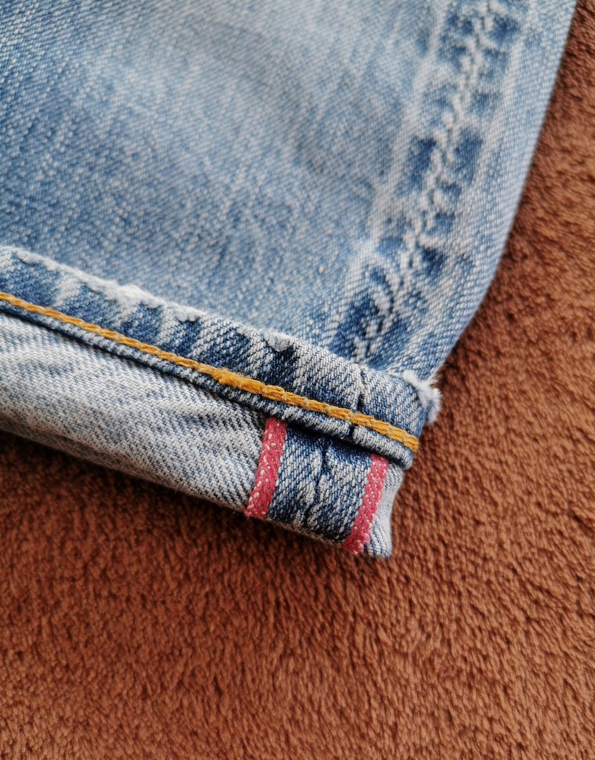 Johnbull Johnbull Selvedge Distressed Denim Shorts Size US 30 / EU 46 - 3 Thumbnail