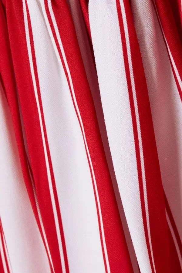 Balmain o1y0525 Mini Dress in Red/White Size M / US 6-8 / IT 42-44 - 4 Thumbnail