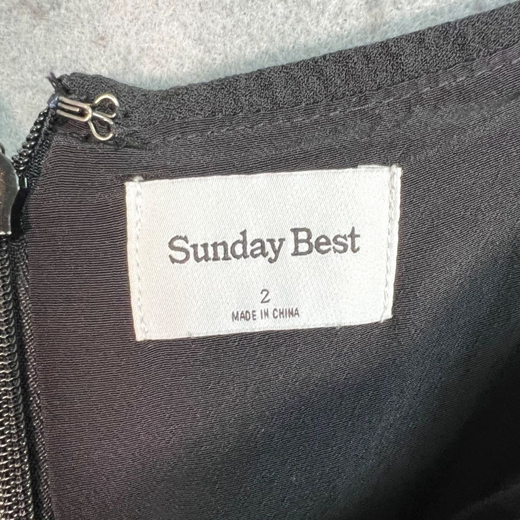 Vintage Sunday Best Skirt Womens Size 2 Black Viscose Mini Short Casual Summer Spring Sundy Best Womens 2 Black Viscose Mini Skirt Size 26" / US 2 / IT 38 - 3 Thumbnail