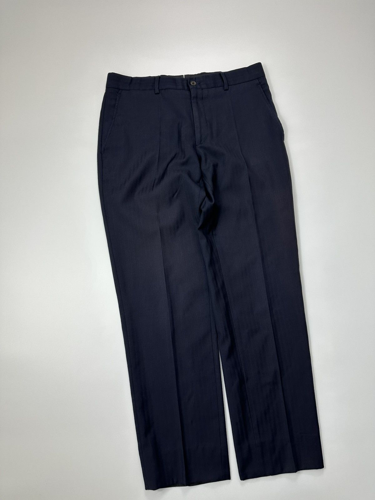 Polo Ralph Lauren Polo Ralph Lauren Dress Wool Pants Made In Italy Navy Blue Size US 30 / EU 46 - 5 Thumbnail