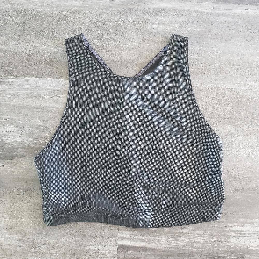 Carbon Galactic | Carbon38 | High Neck Longline Sport Bra Size ONE SIZE - 3 Thumbnail