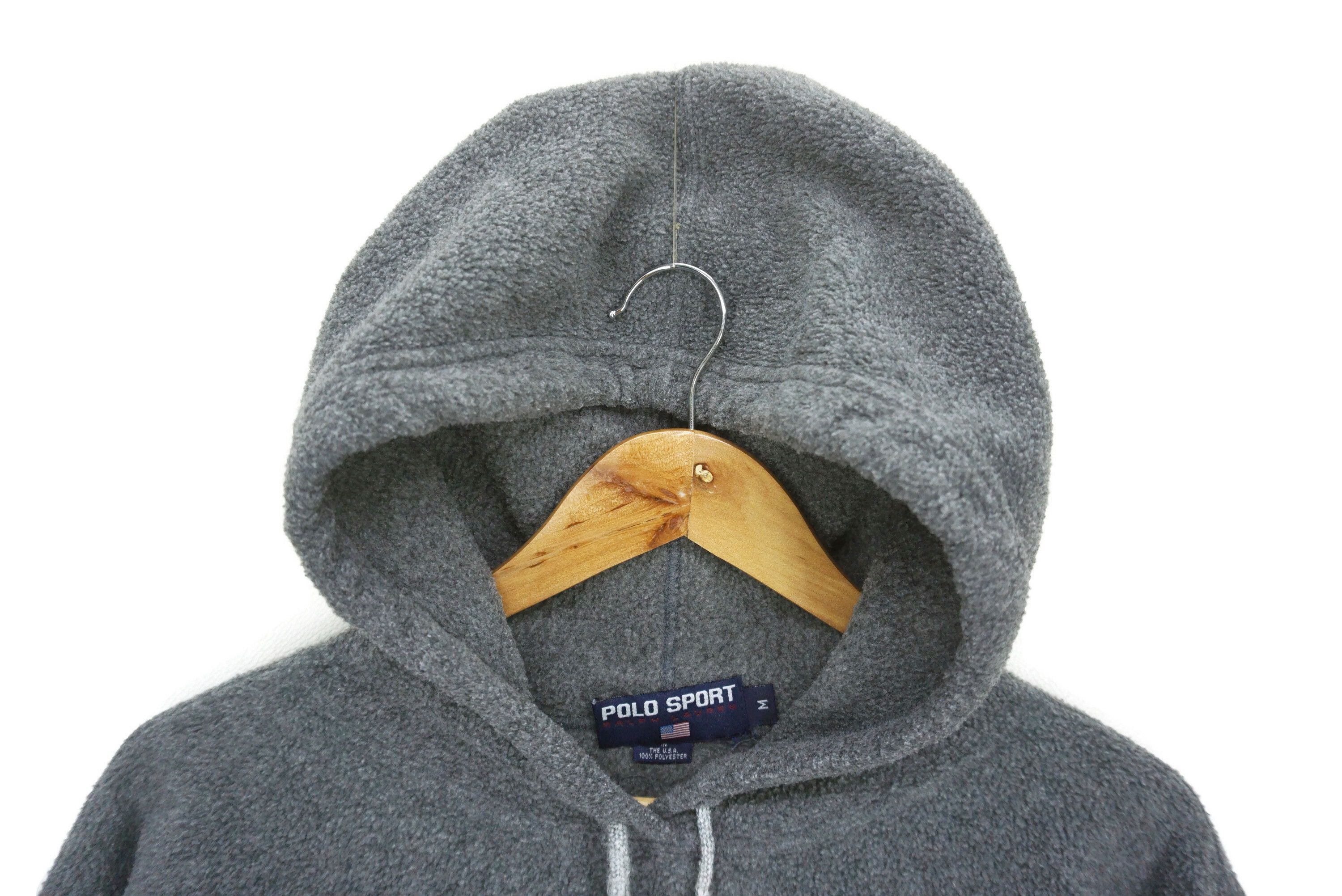 Polo Ralph Lauren Vintage Polo USA Fleece Hoodie Polo Sport Pullover Size US M / EU 48-50 / 2 - 3 Thumbnail