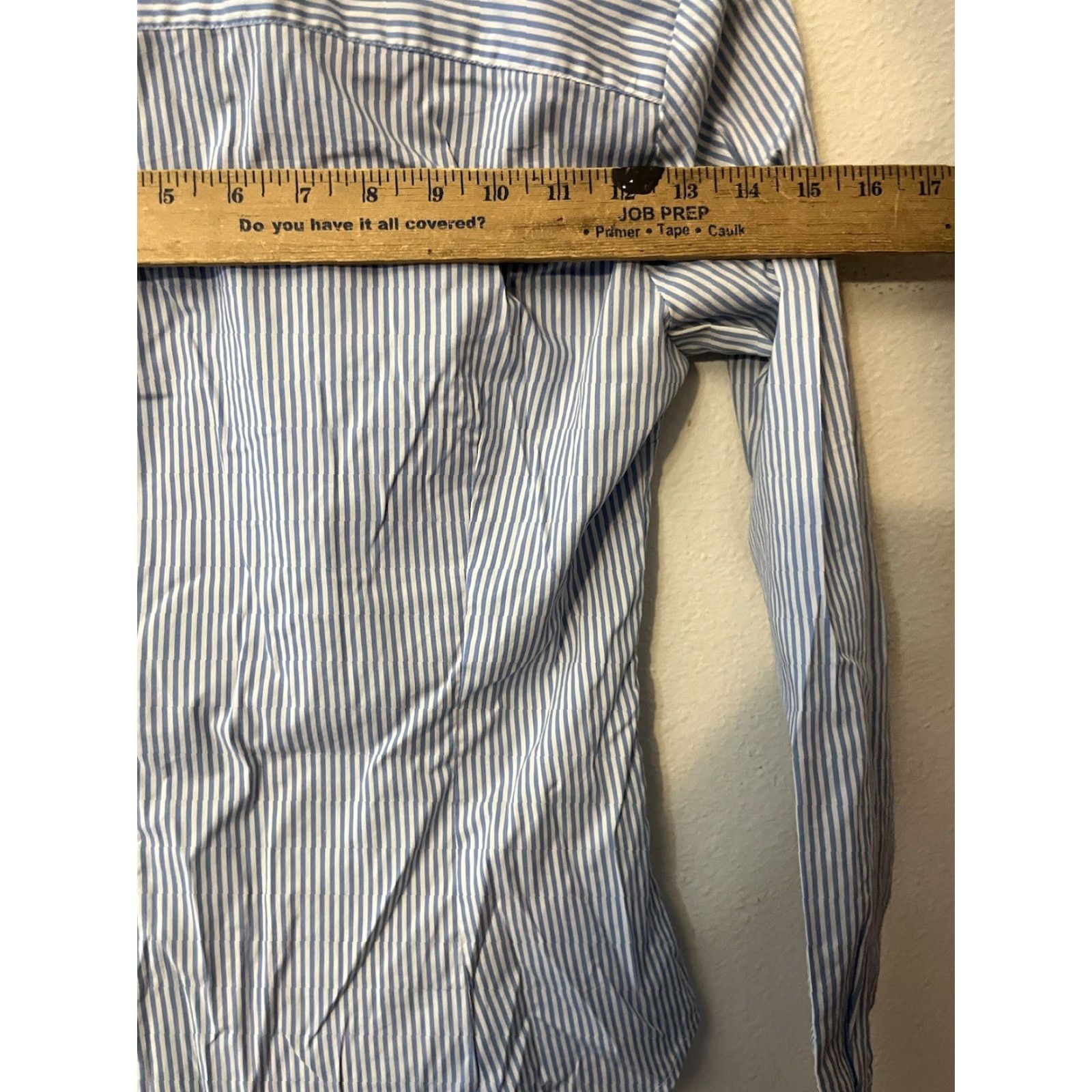 H&M H&M Shirt Woman’s Size 2 Blue Striped Long Sleeve Button Down Blouse Size XS / US 0-2 / IT 36-38 - 5 Thumbnail