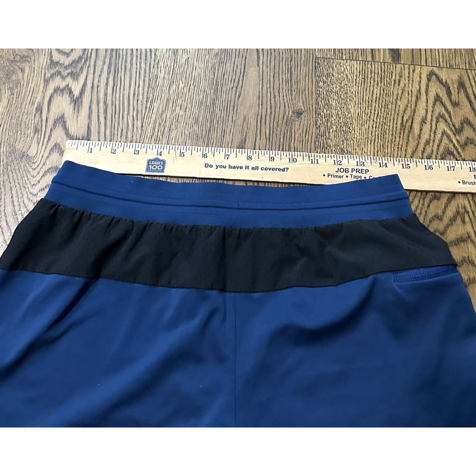 Lululemon Lululemon Men's Athletic Shorts Onyx Blue Black M7A95S 8” Inseam Medium Regular Fit Breathable Drawstring Elastic Waist Cross Training Size US 31 - 6 Thumbnail