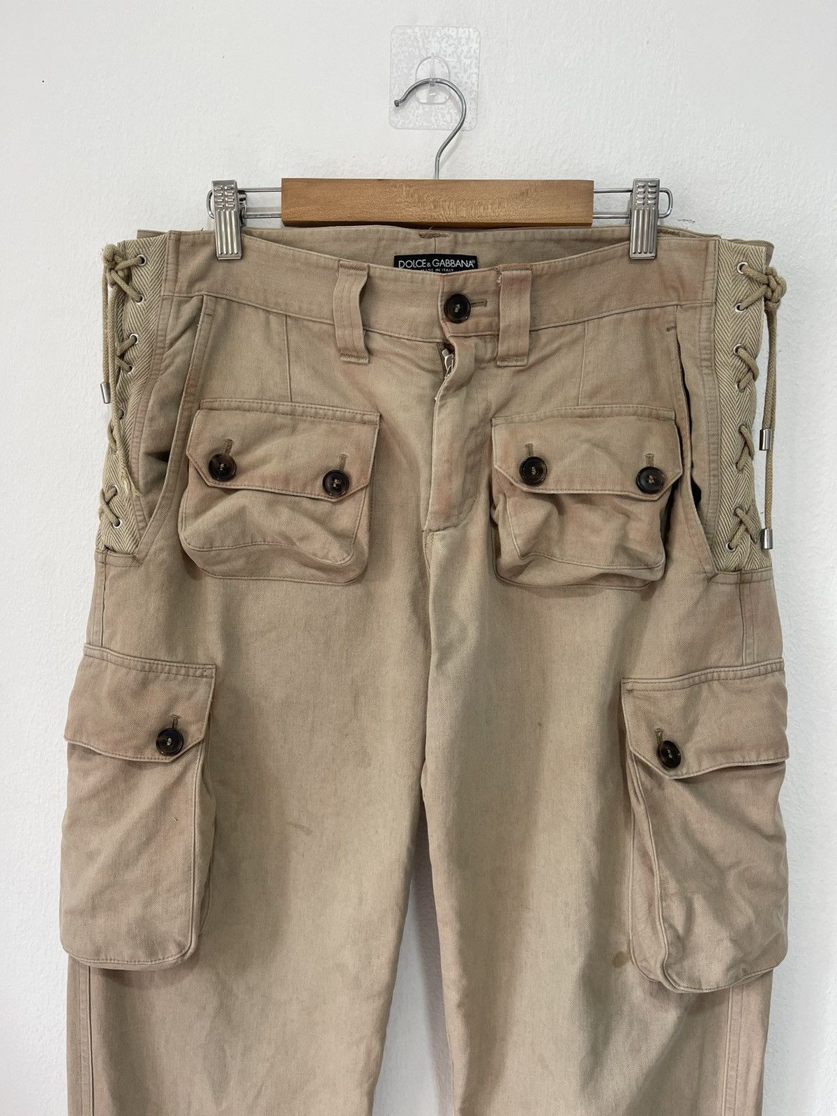 Dolce & Gabbana 2000s Dolce & Gabbana 3D Cargo Pants Size US 32 / EU 48 - 11 Thumbnail