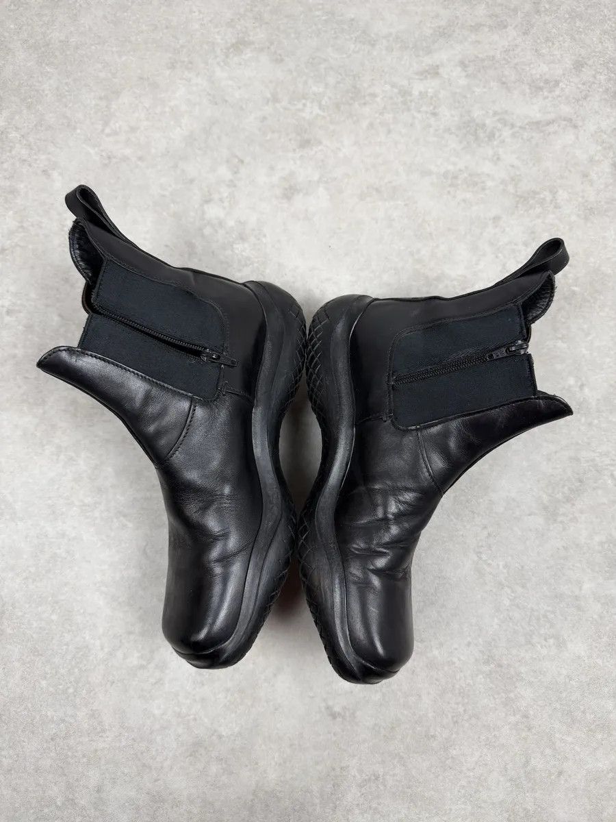 Prada AW1999 Prada Black Leather Vibram Sole Boots Size US 10 / EU 43 - 3 Thumbnail