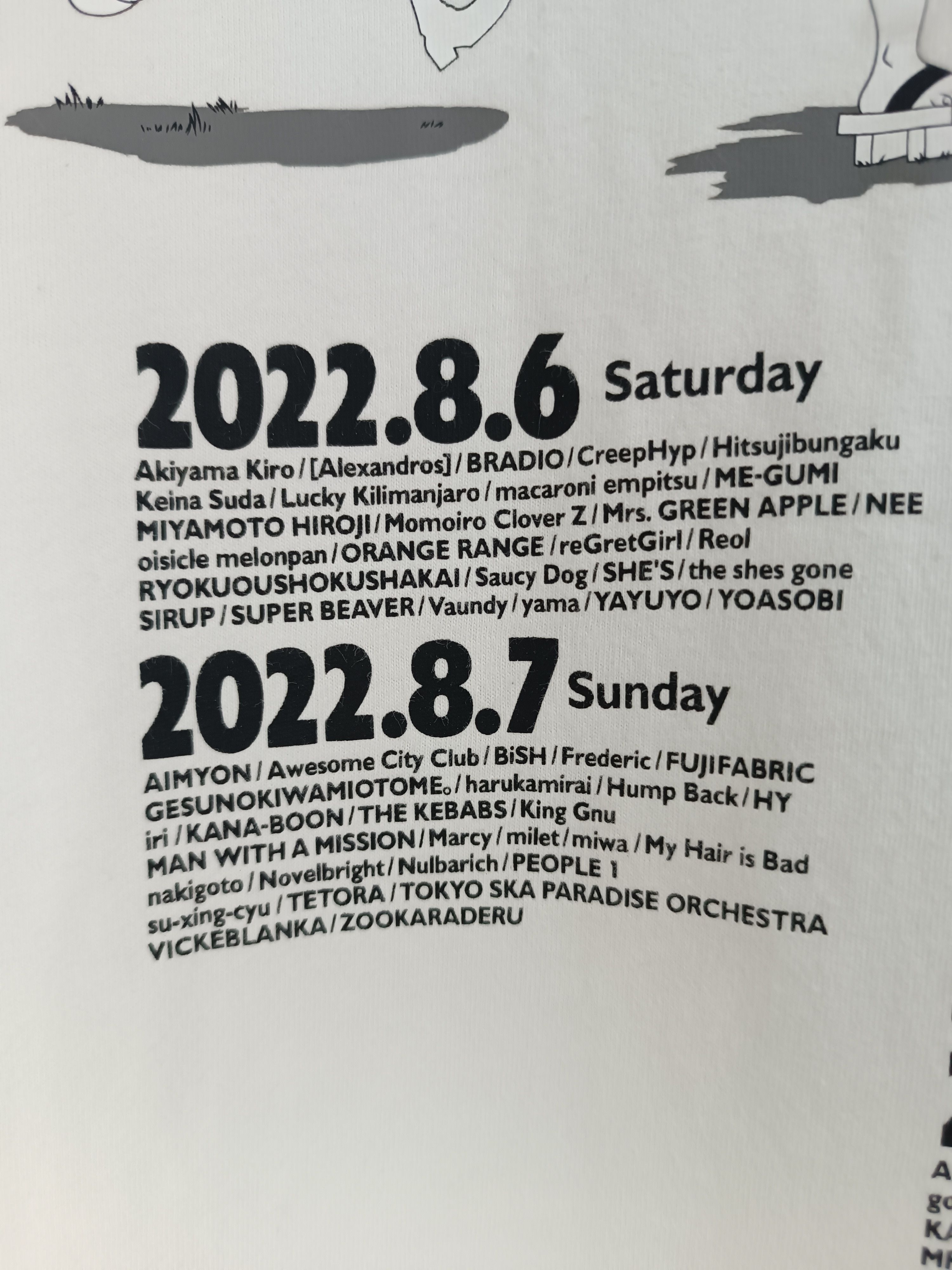 Anime ONE PIECE X ROCK IN JAPAN 2022 TEE ANDROP 9MM ALEXANDROS Size US L / EU 52-54 / 3 - 15 Thumbnail