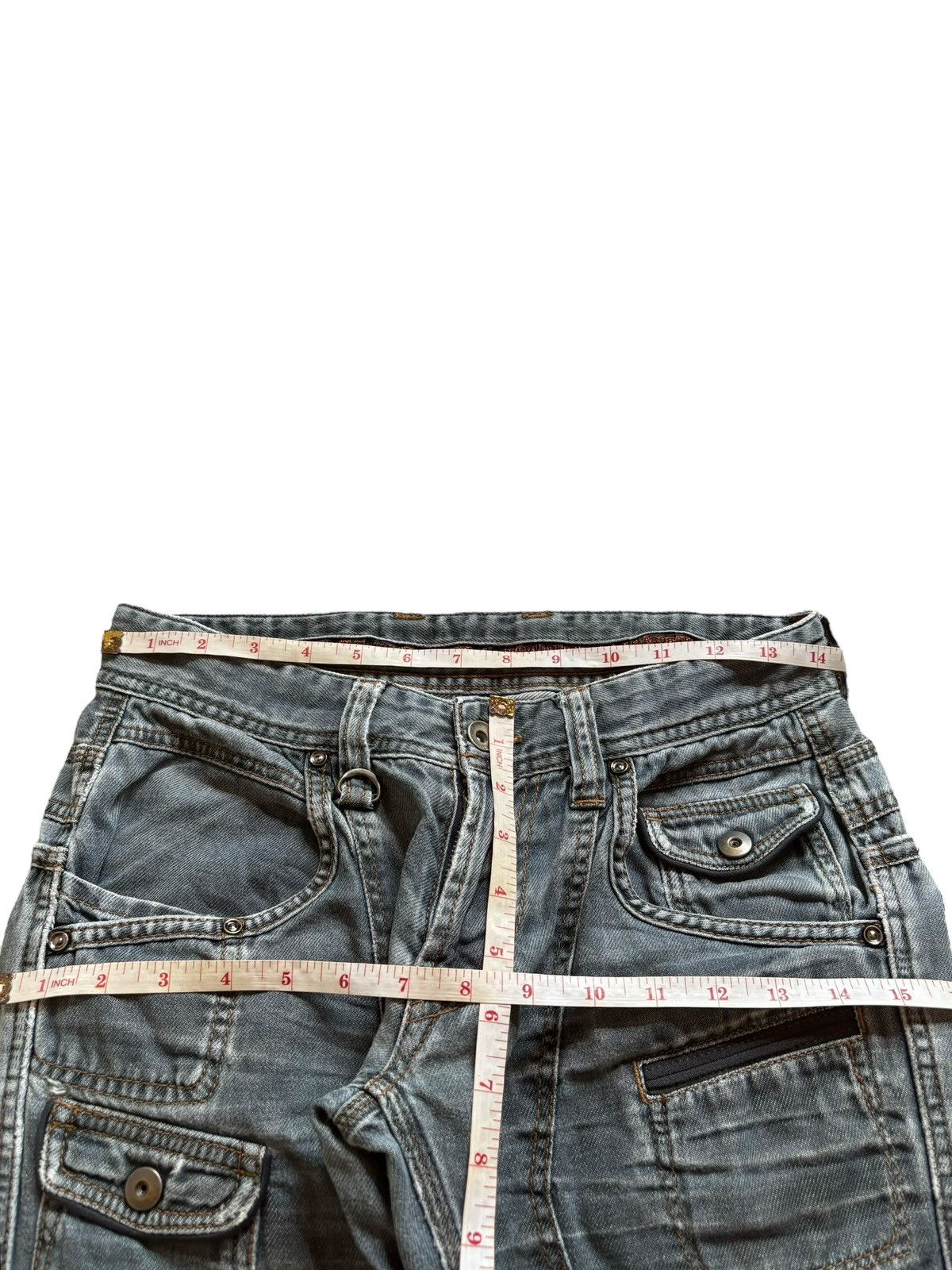 Japanese Brand Vintage Nicole Club For Men Tactical Bush Pant Flare Jeans Size US 28 / EU 44 - 12 Thumbnail
