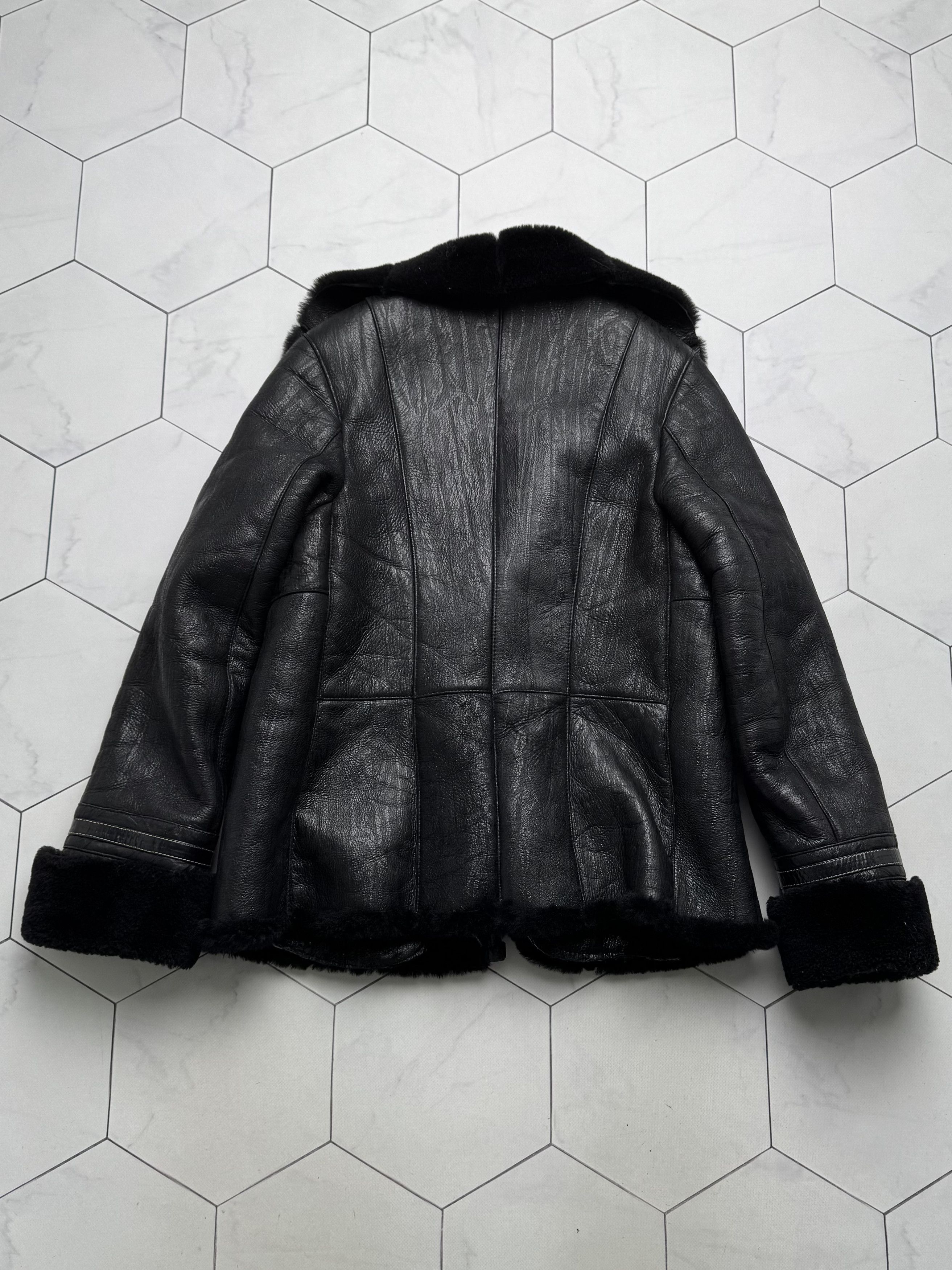 Vintage Vintage Real Sheepskin Jacket (B550) Size S / US 4 / IT 40 - 11 Thumbnail
